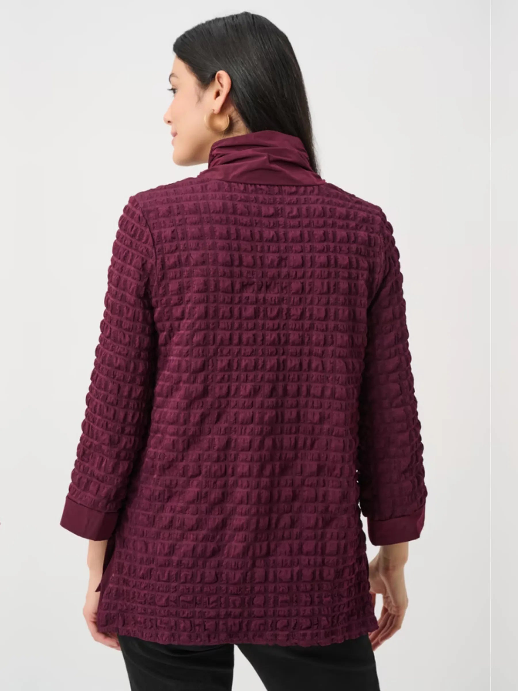 Joseph Ribkoff Textured V-neck Top