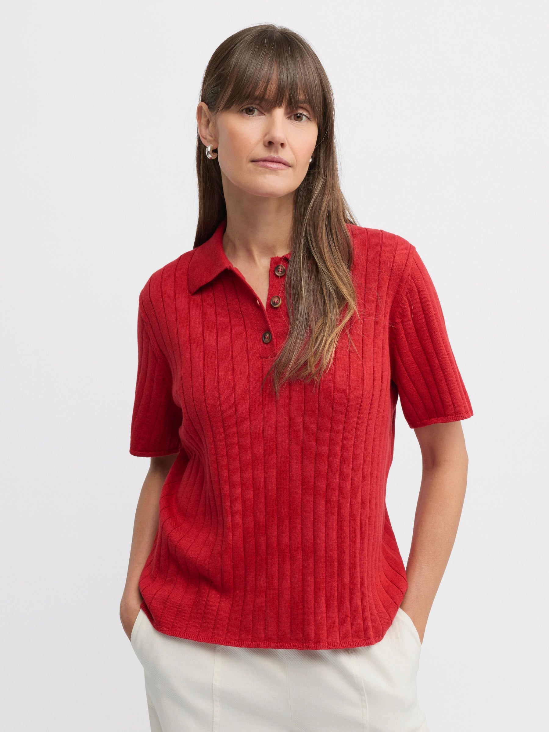YARRA TRAIL RUBY KNIT POLO