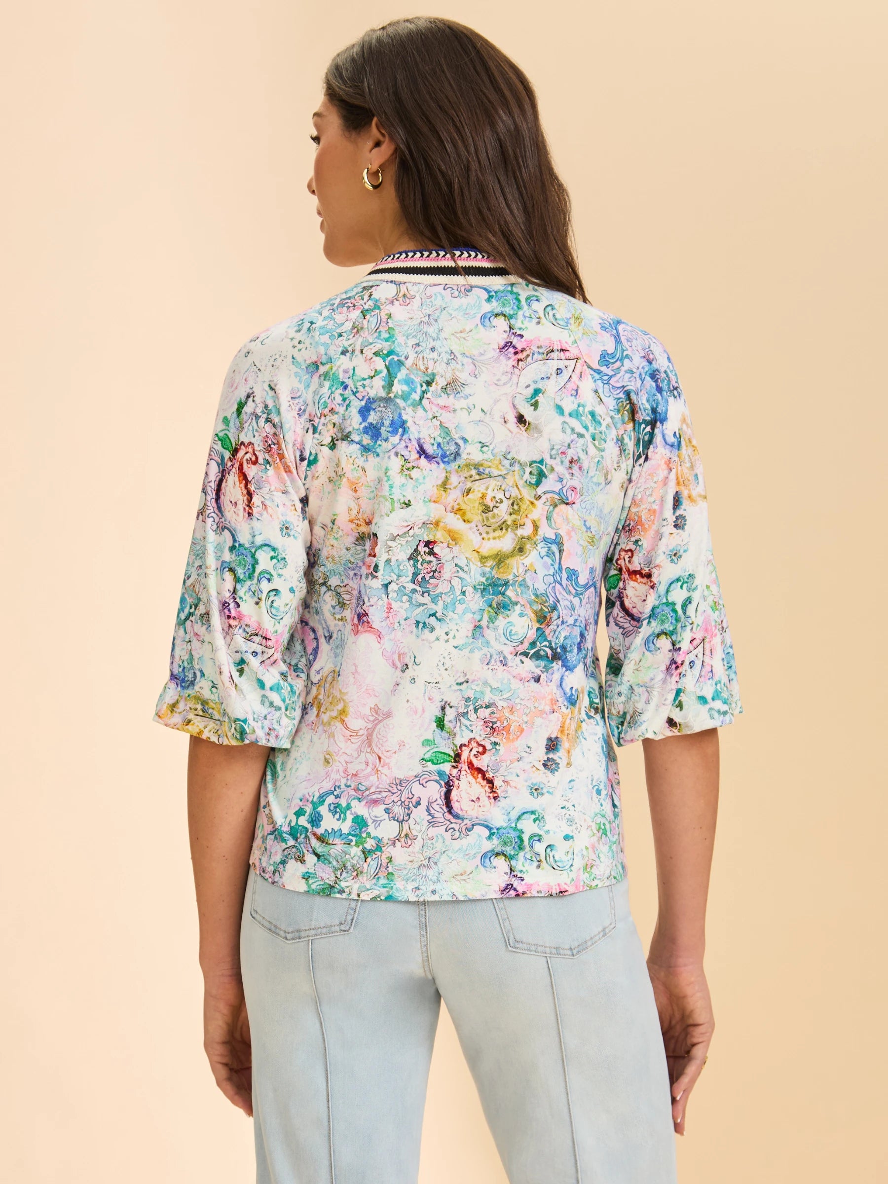 FDJ 3/4 Sleeve Top