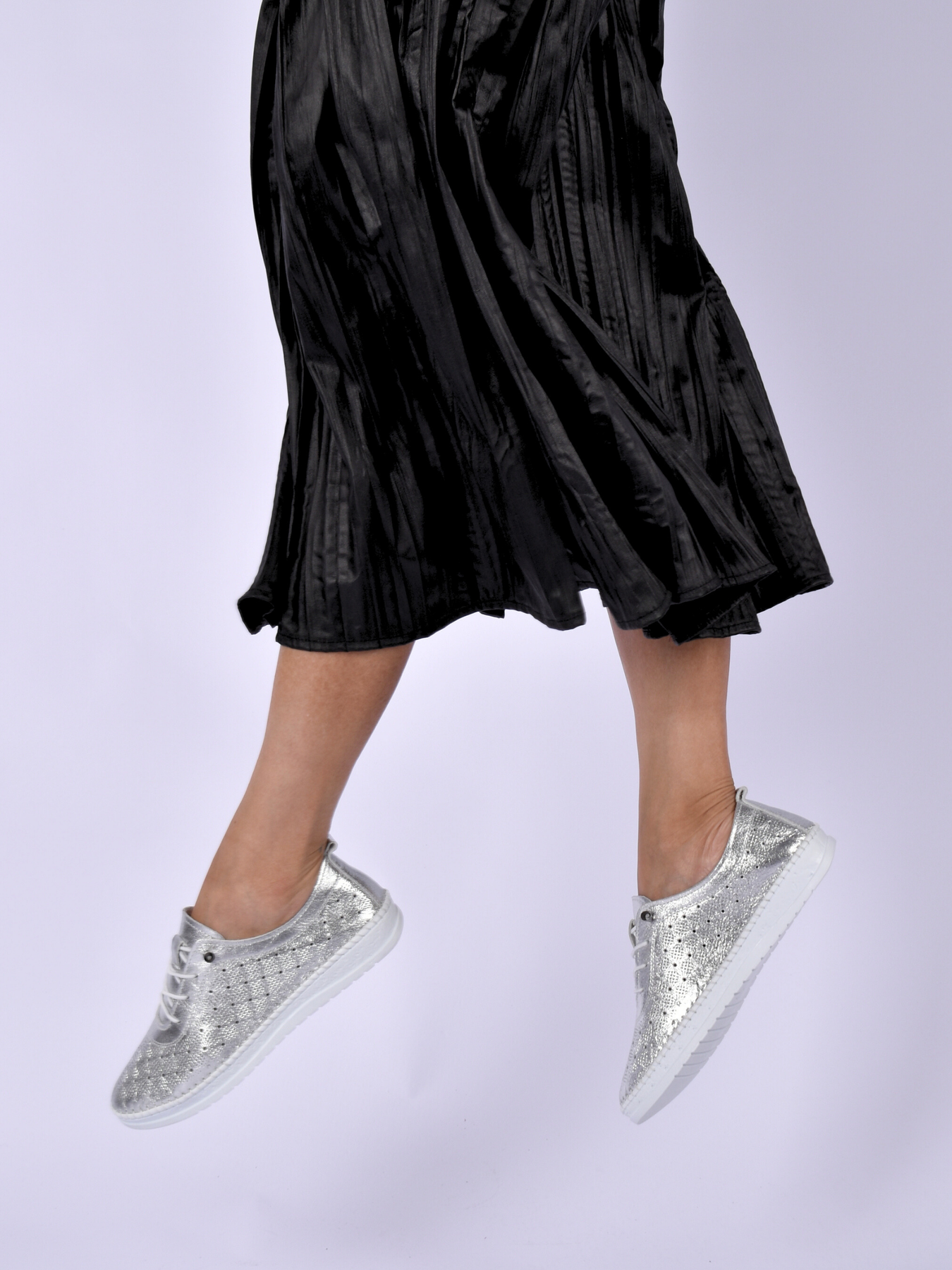 JOLIE GOLD LEATHER SNEAKER