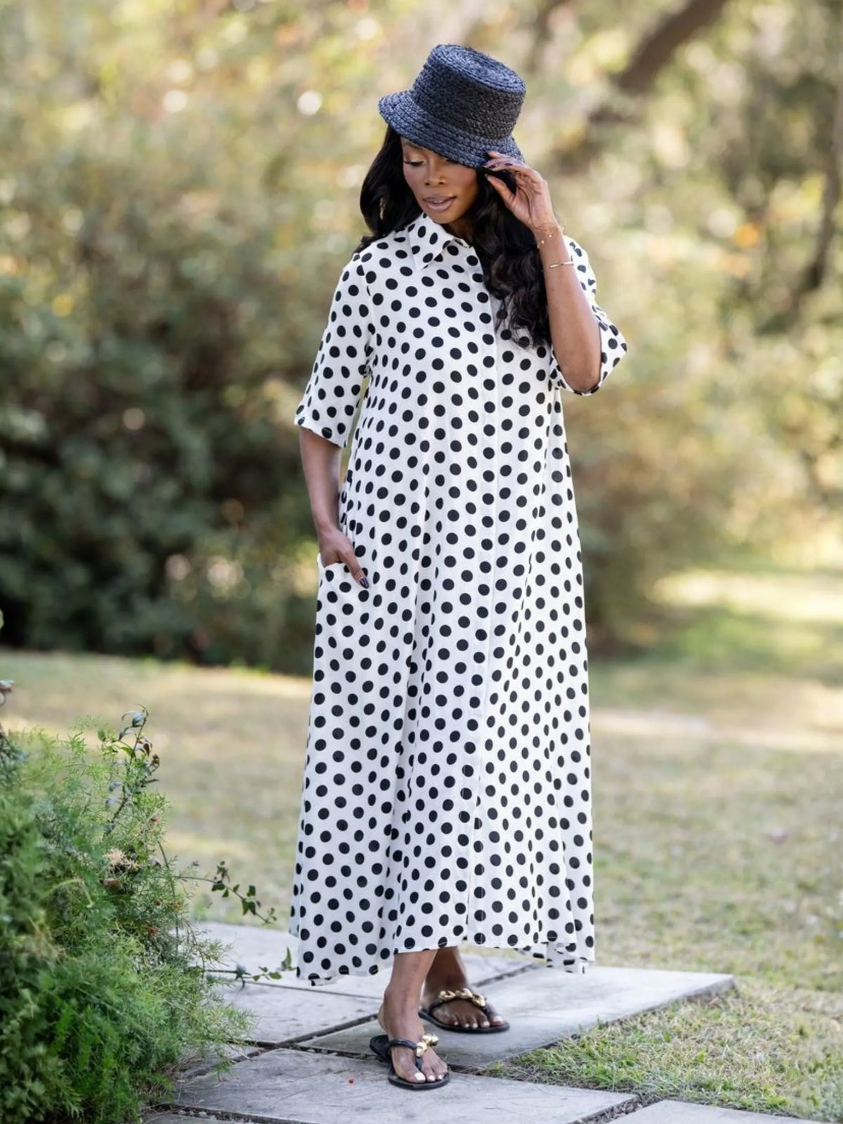 Mastik Maxi Shirt Dress