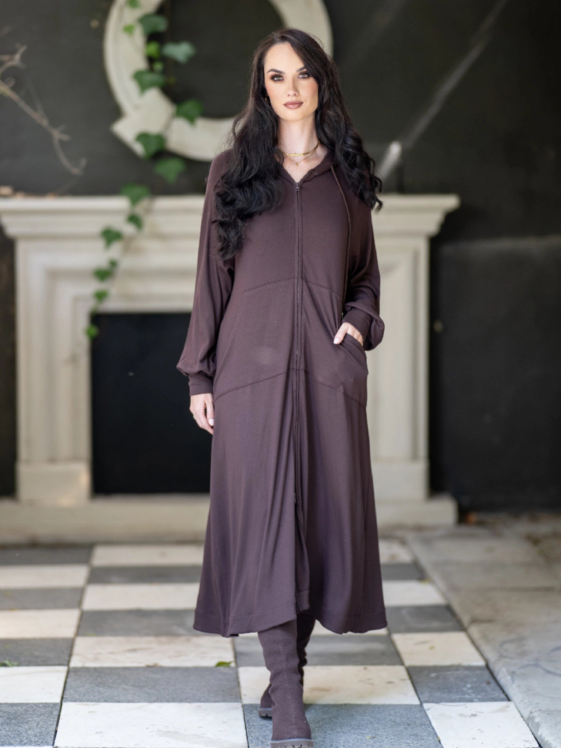 MASTIK TRUFFLE EXPRESS HOODY DRESS
