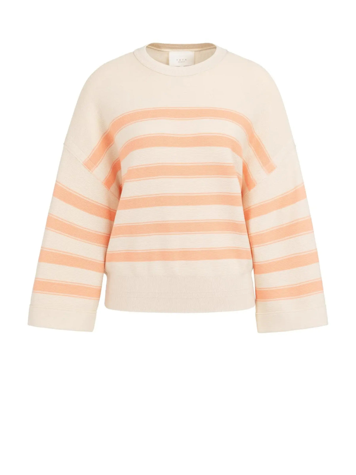 Yaya Textured Striped Sweater