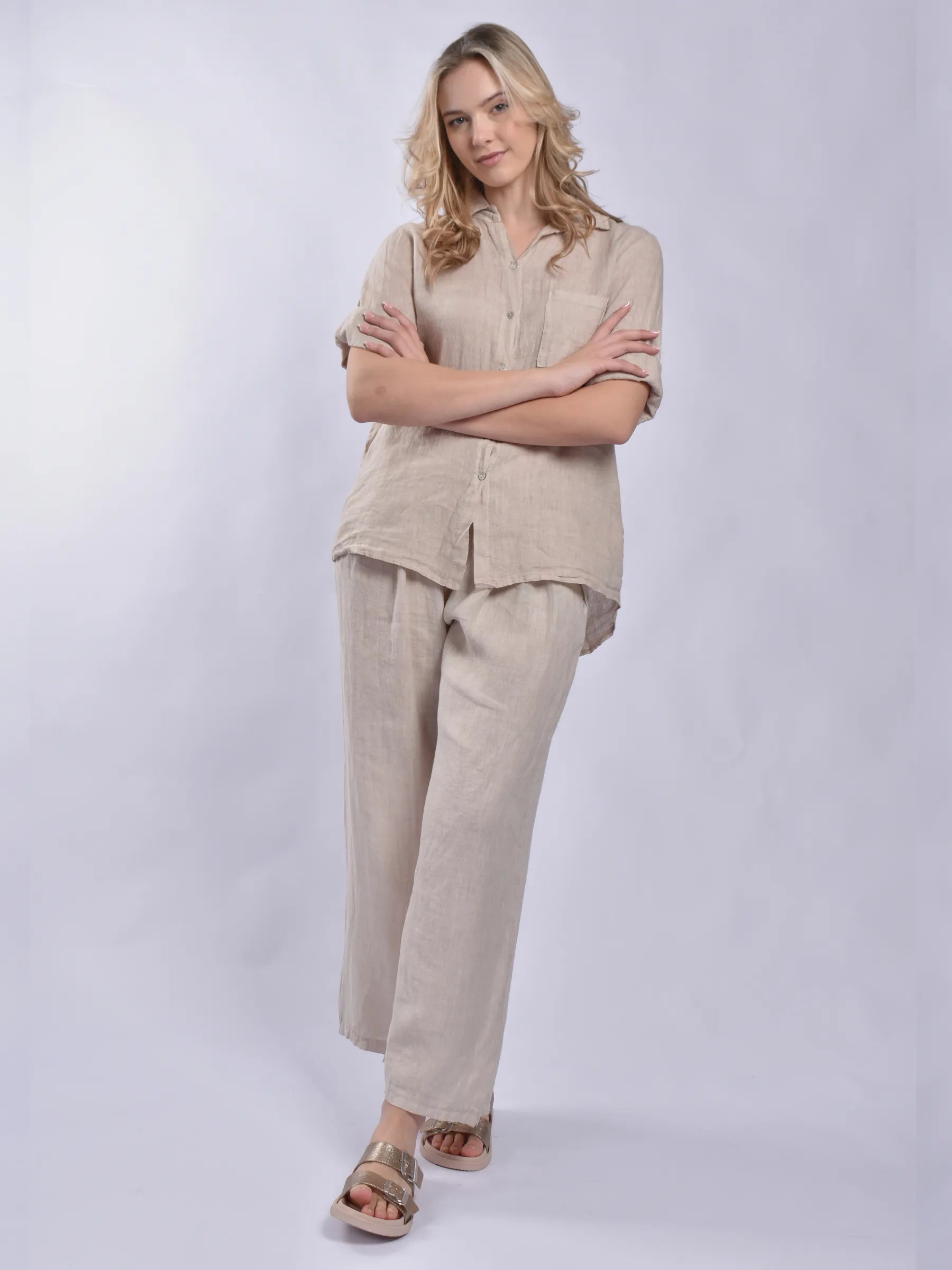 Made In Italy Linen Shirt