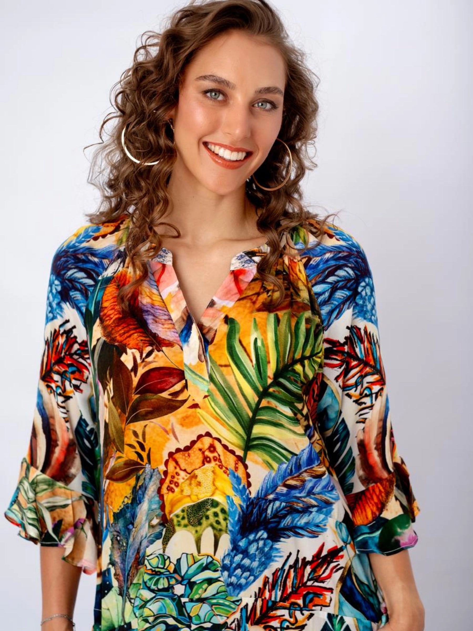 ICONIC HARVEST LEAVES JUBILEE DRESS