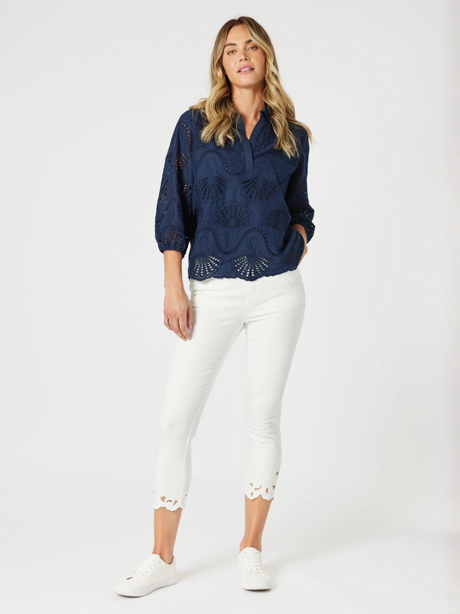 GORDON SMITH WHITE  FLEUR PANTS