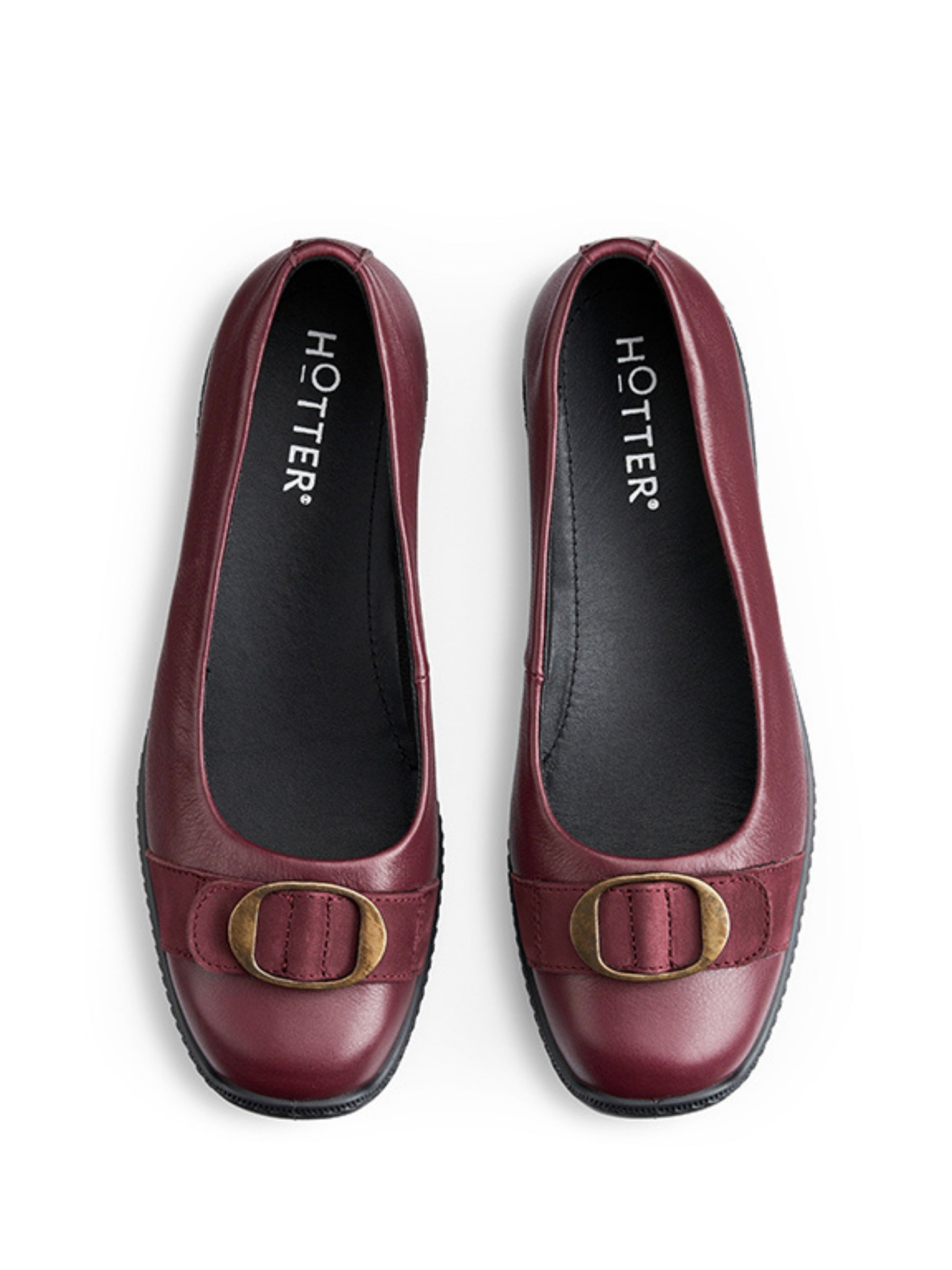 HOTTER LEATHER GRACE PUMP