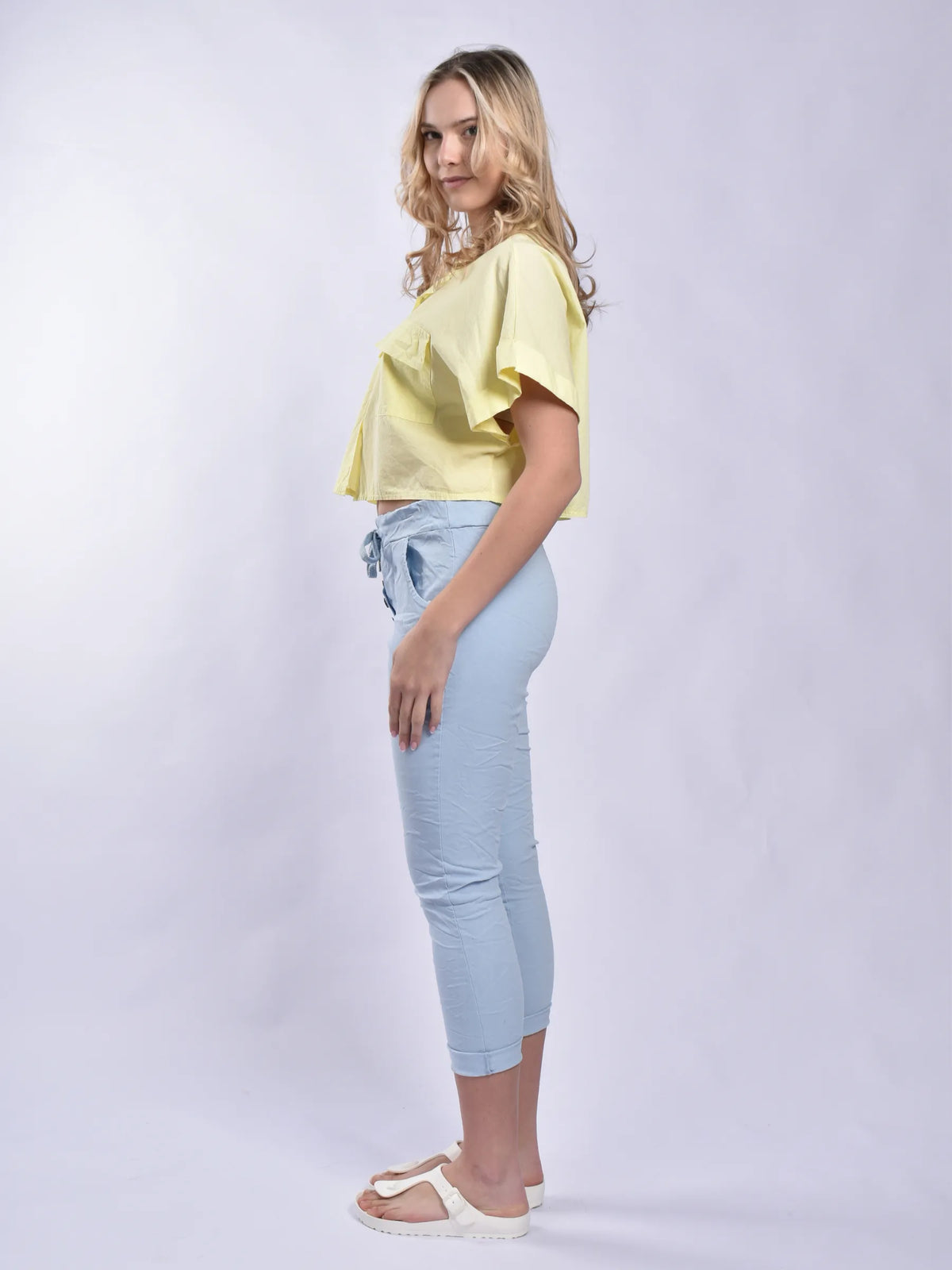 Made In Italy Button Pants