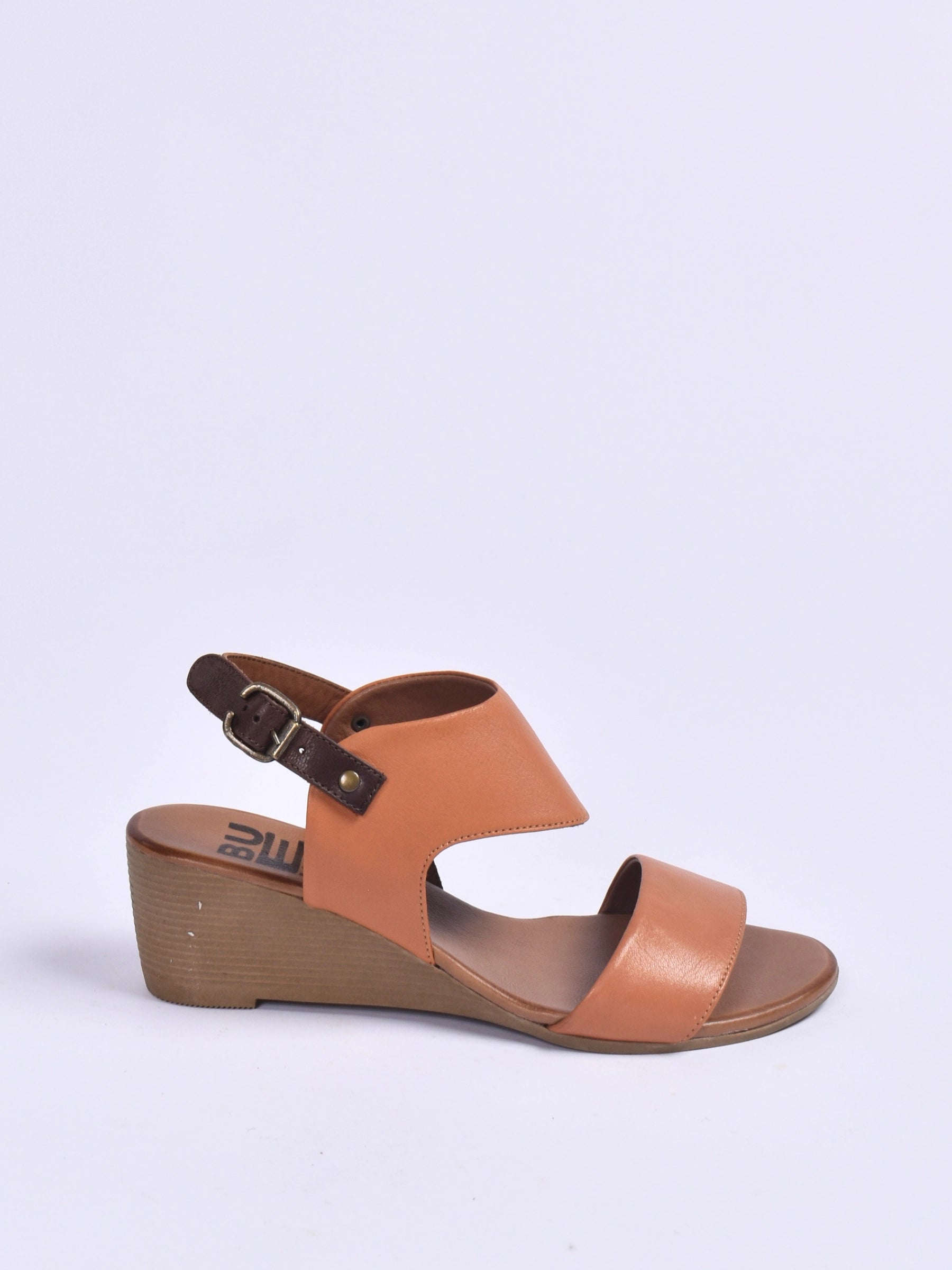 BUENO TAN HIGH WEDGE SANDAL