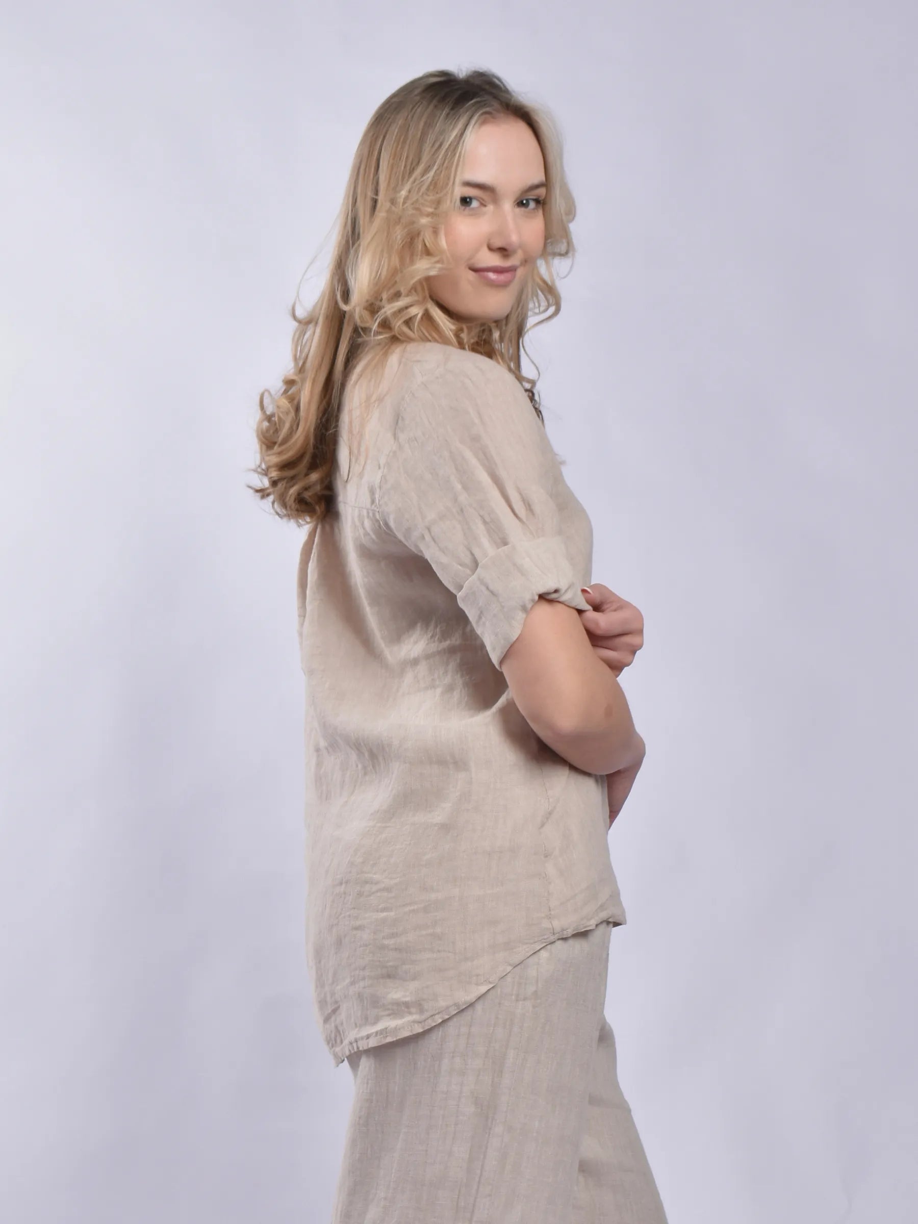 Made In Italy Linen Shirt