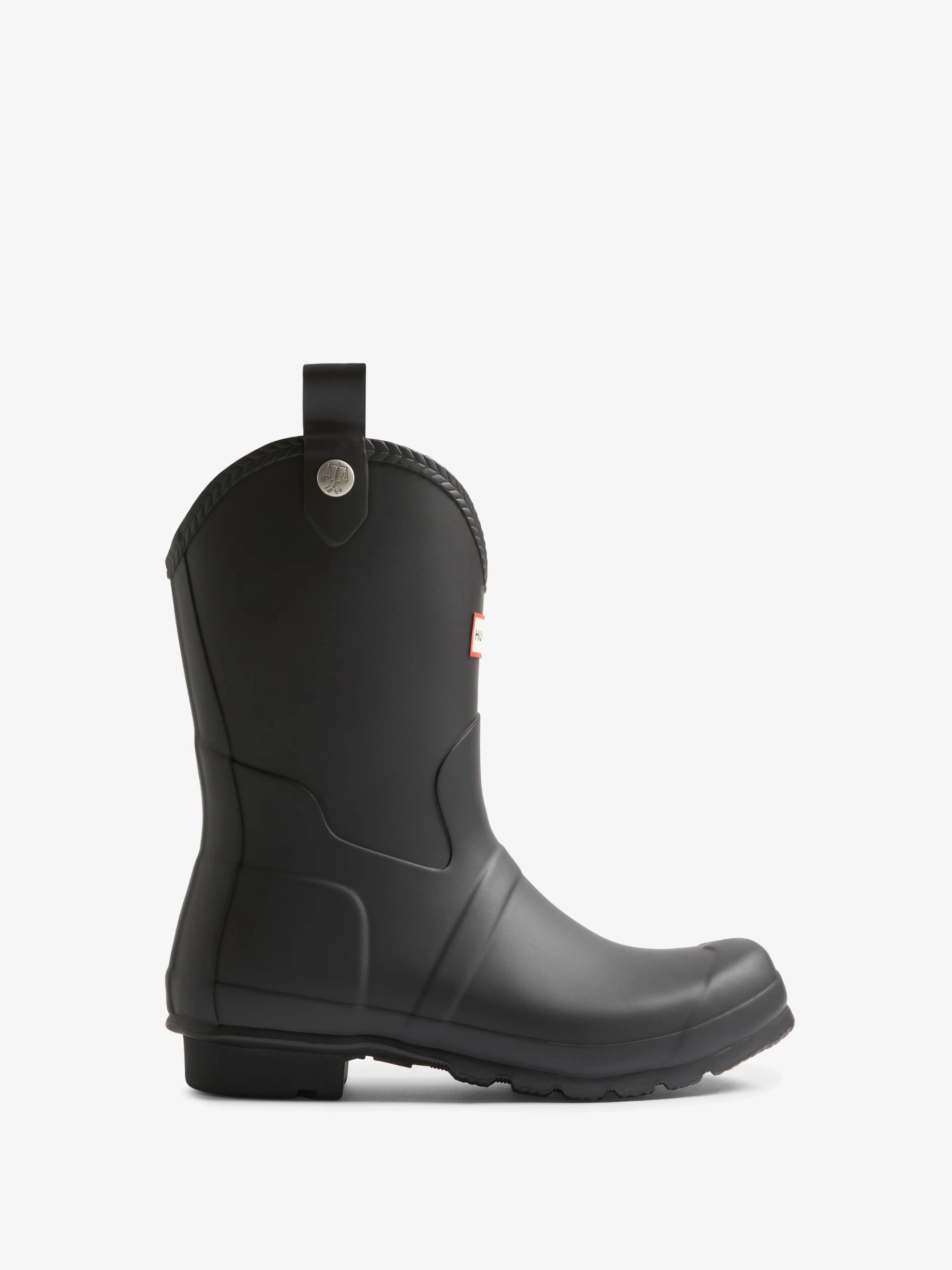 HUNTER BLACK ORIGINAL COWBOY WELLINGTON BOOT