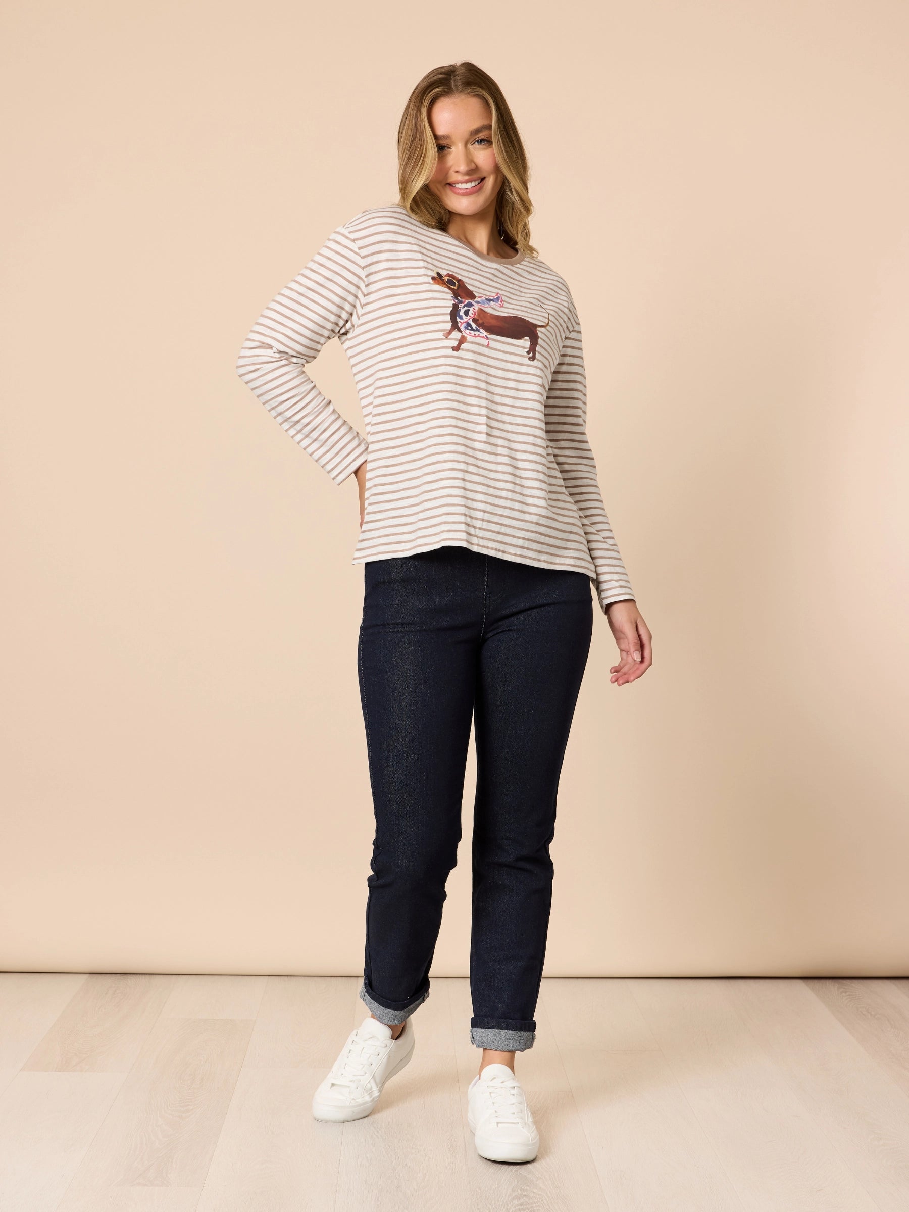 THREADZ NATURAL CHIEN TEE