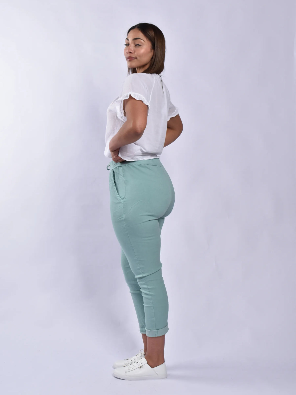 Made In Italy Drawstring Pants