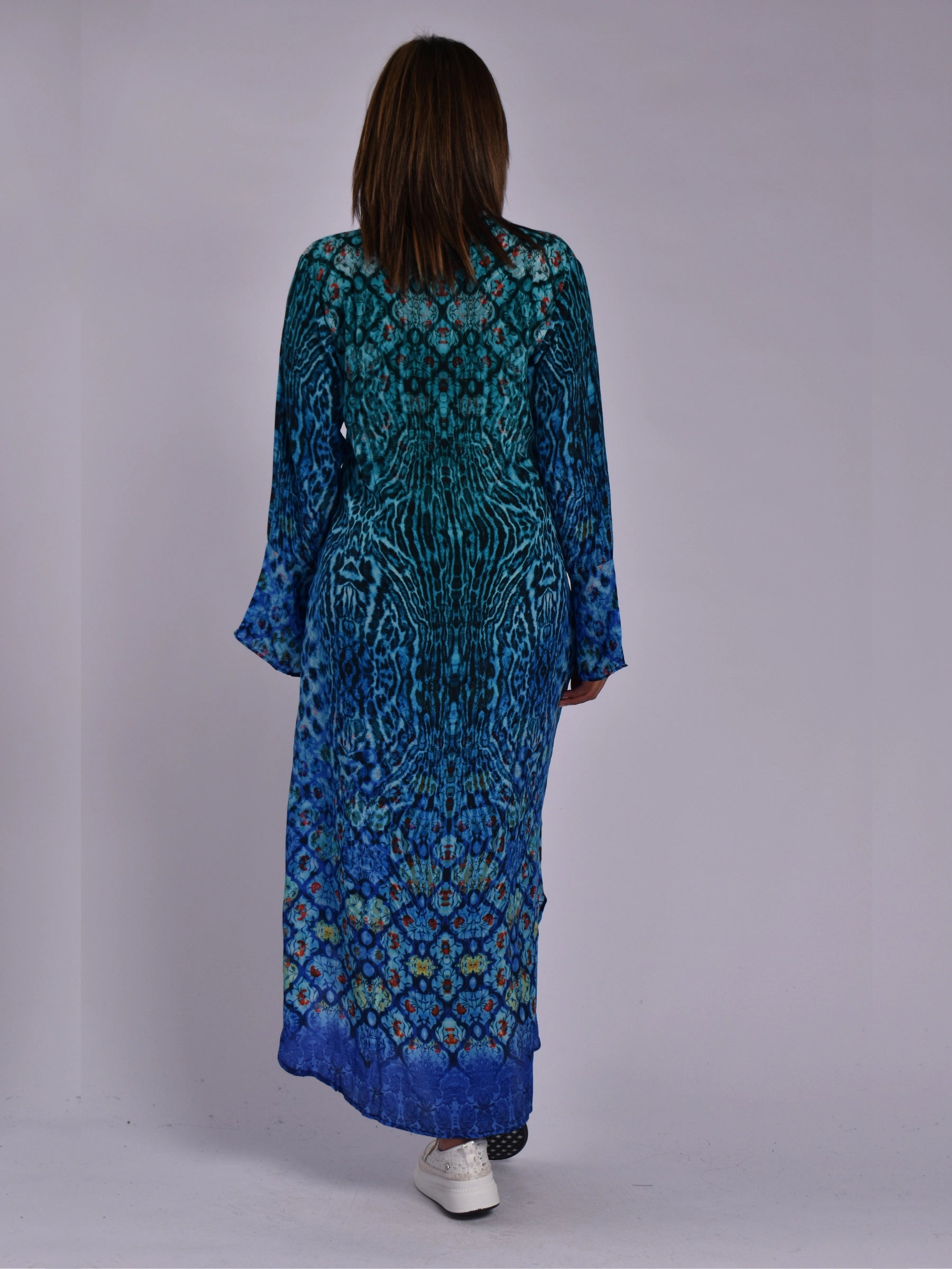 JOLIE BLUE MULTI SHANICE DRESS