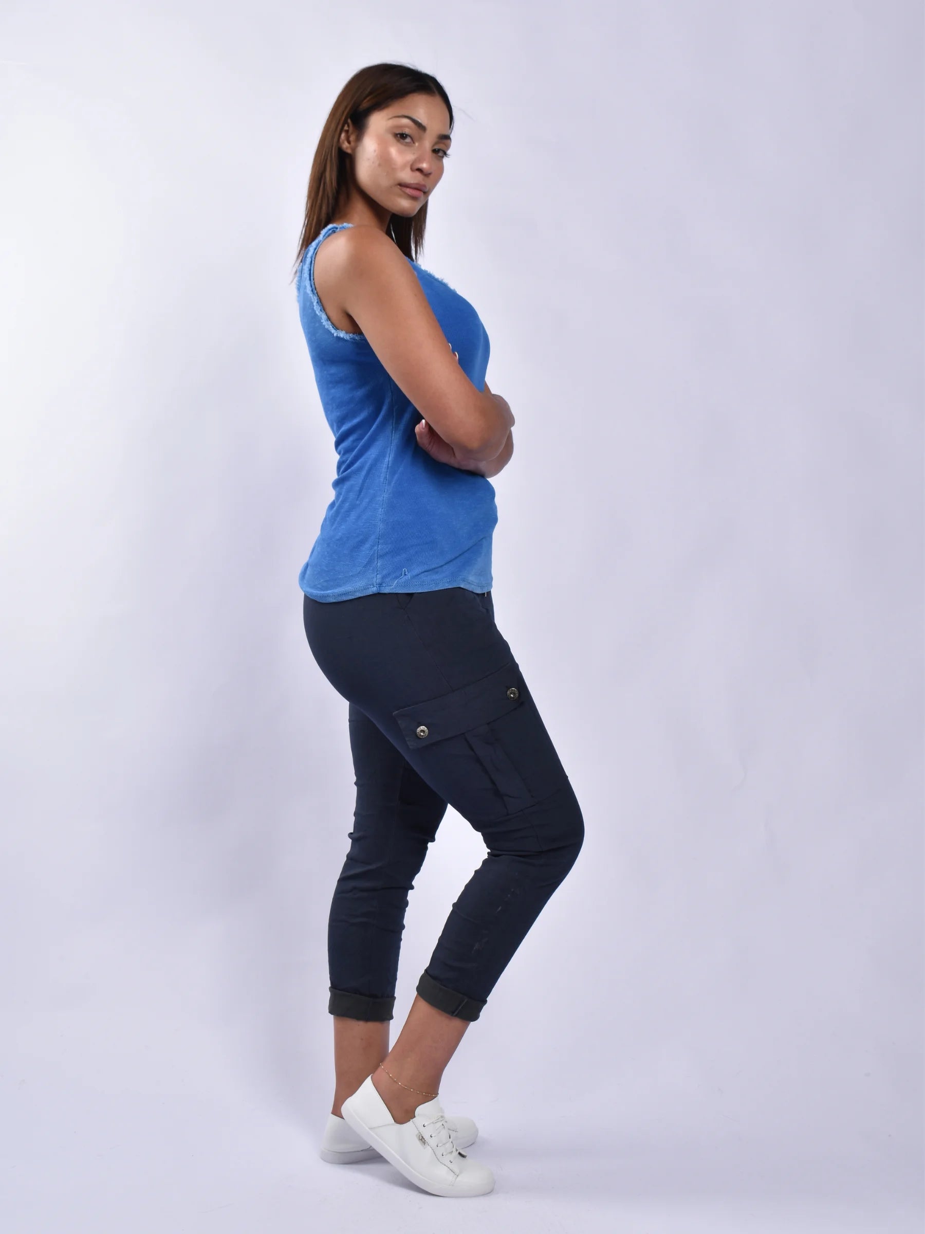 Made In Italy Frill Cami
