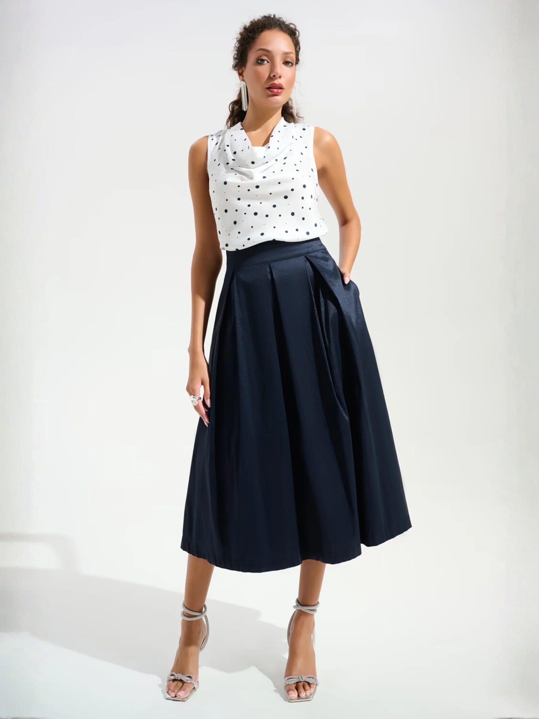 JOSEPH RIBKOFF MIDNIGHT BLUE LDS SKIRT