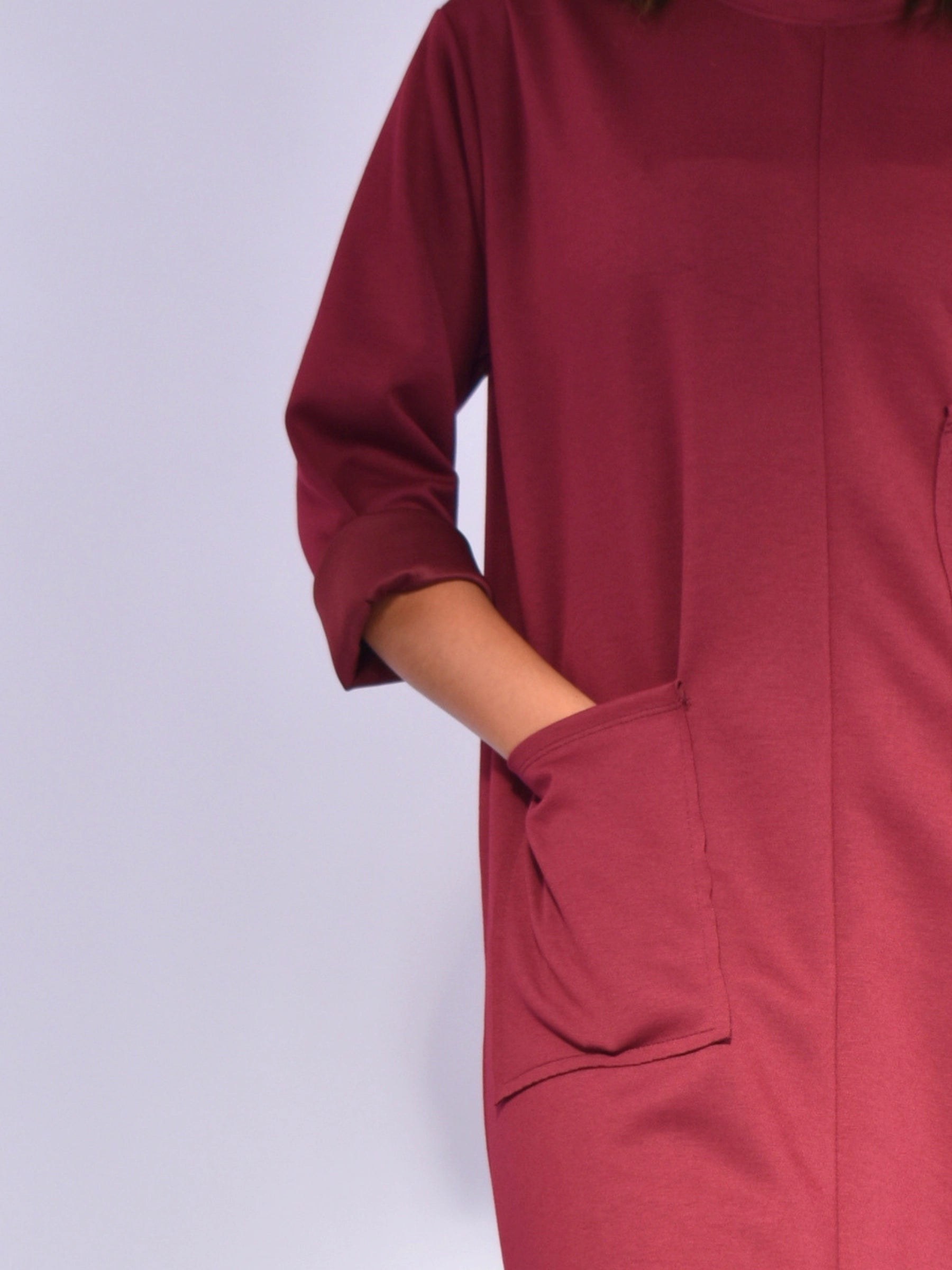 MADE IN ITALY DARK BROWN DRESS