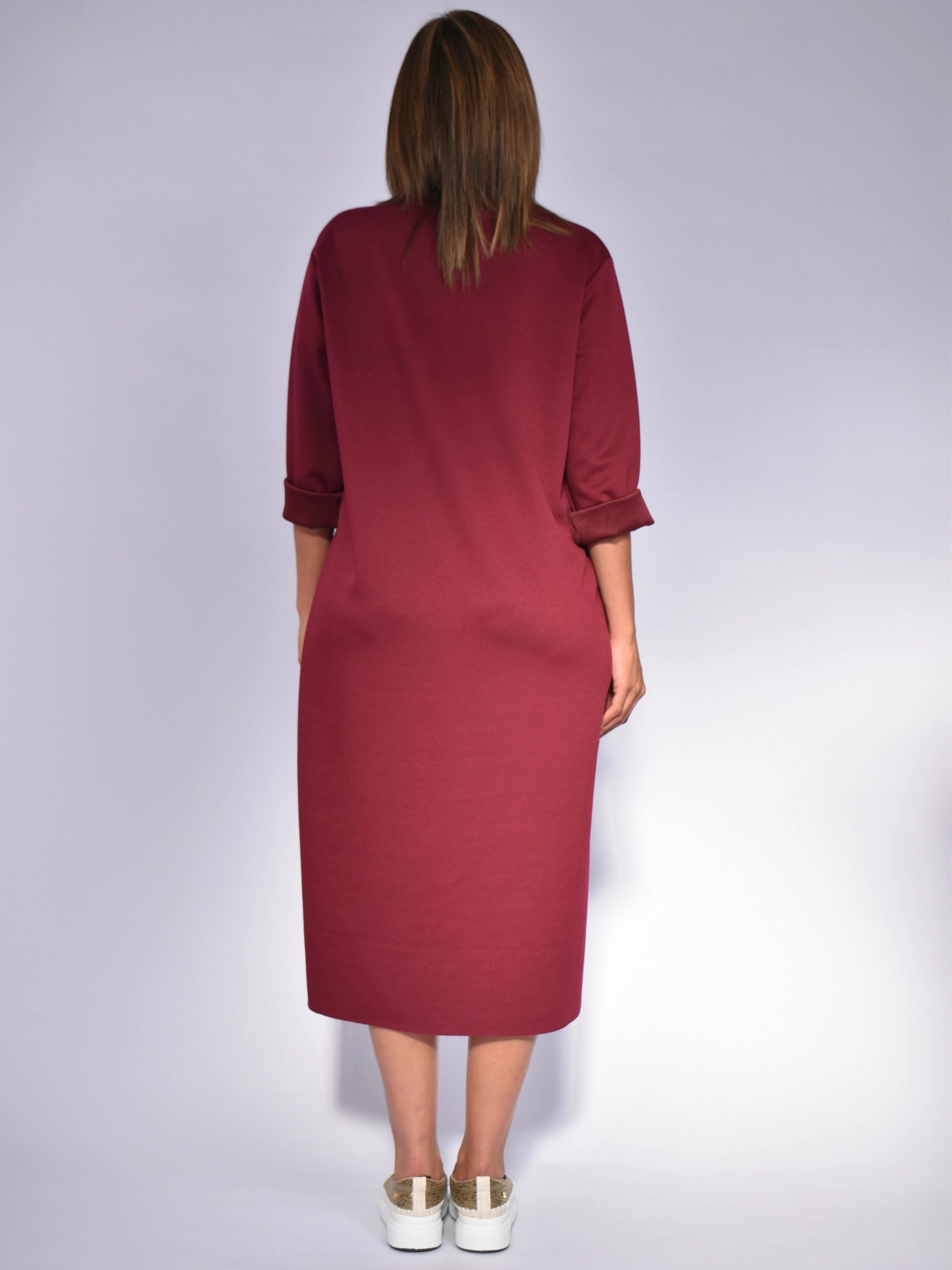 MADE IN ITALY DARK BROWN DRESS
