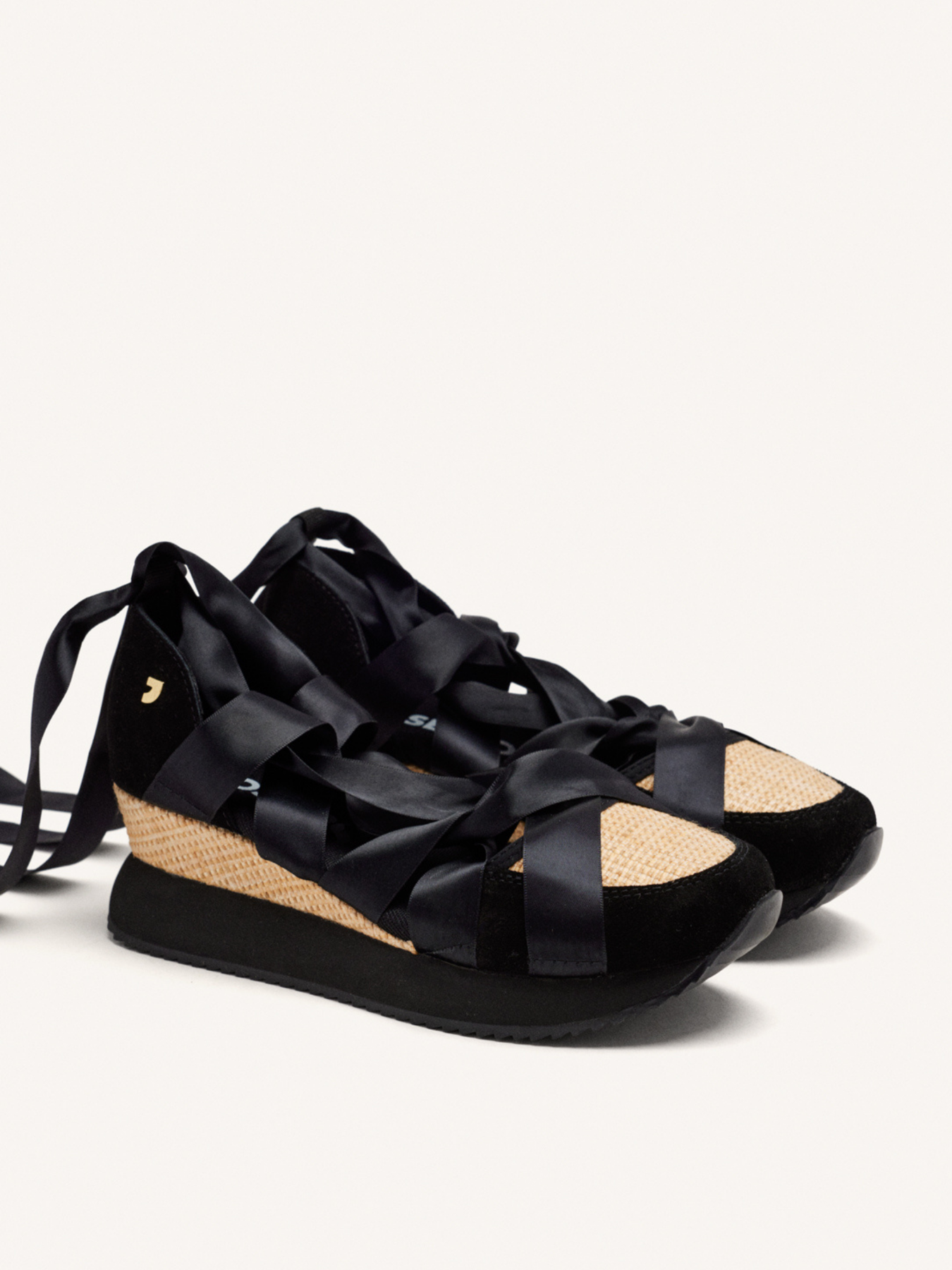 GIOSEPPO BLACK CORNVILLE ESPADRILE