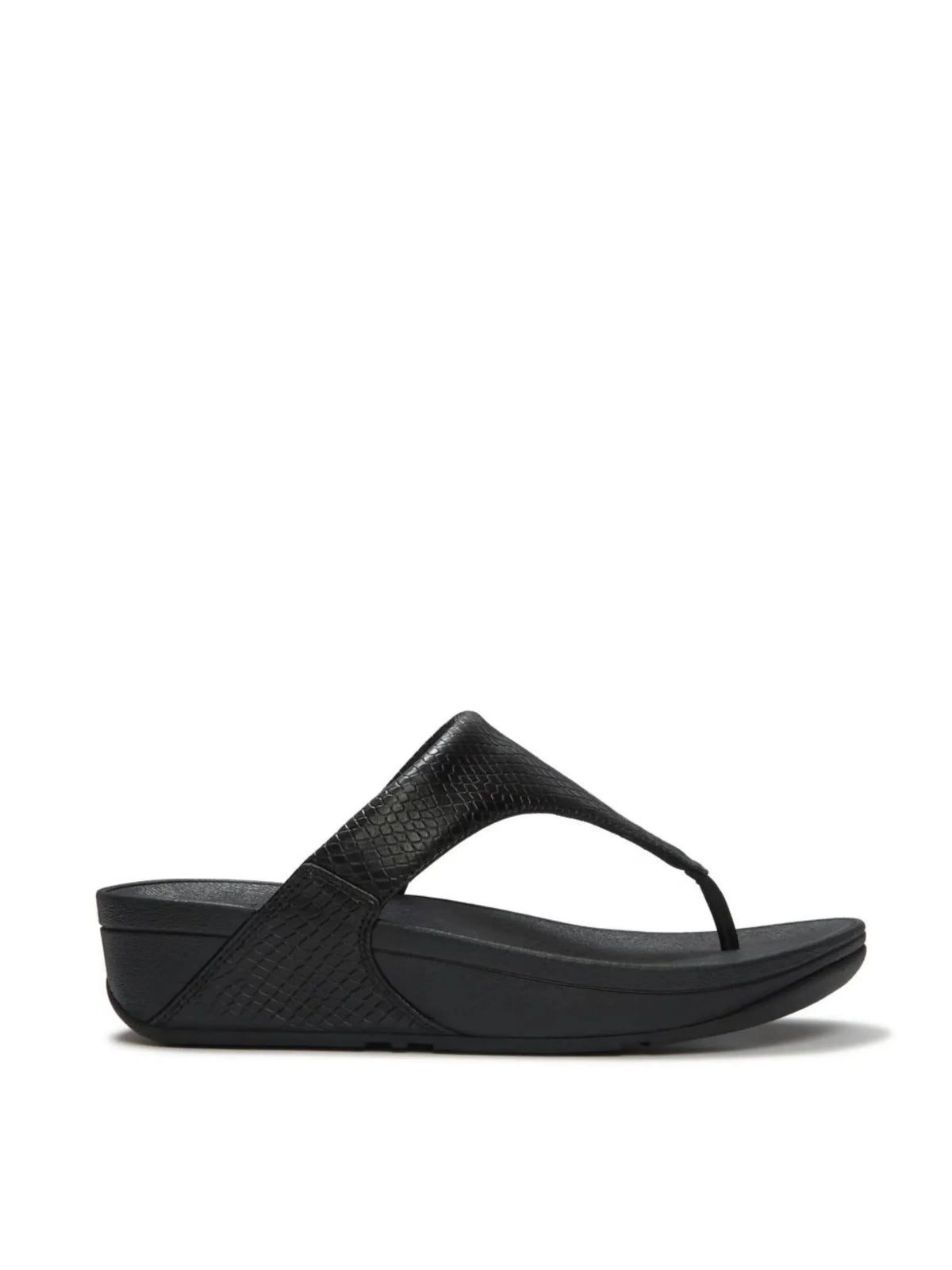 FitFlop Lulu Snake Toe-post Sandals