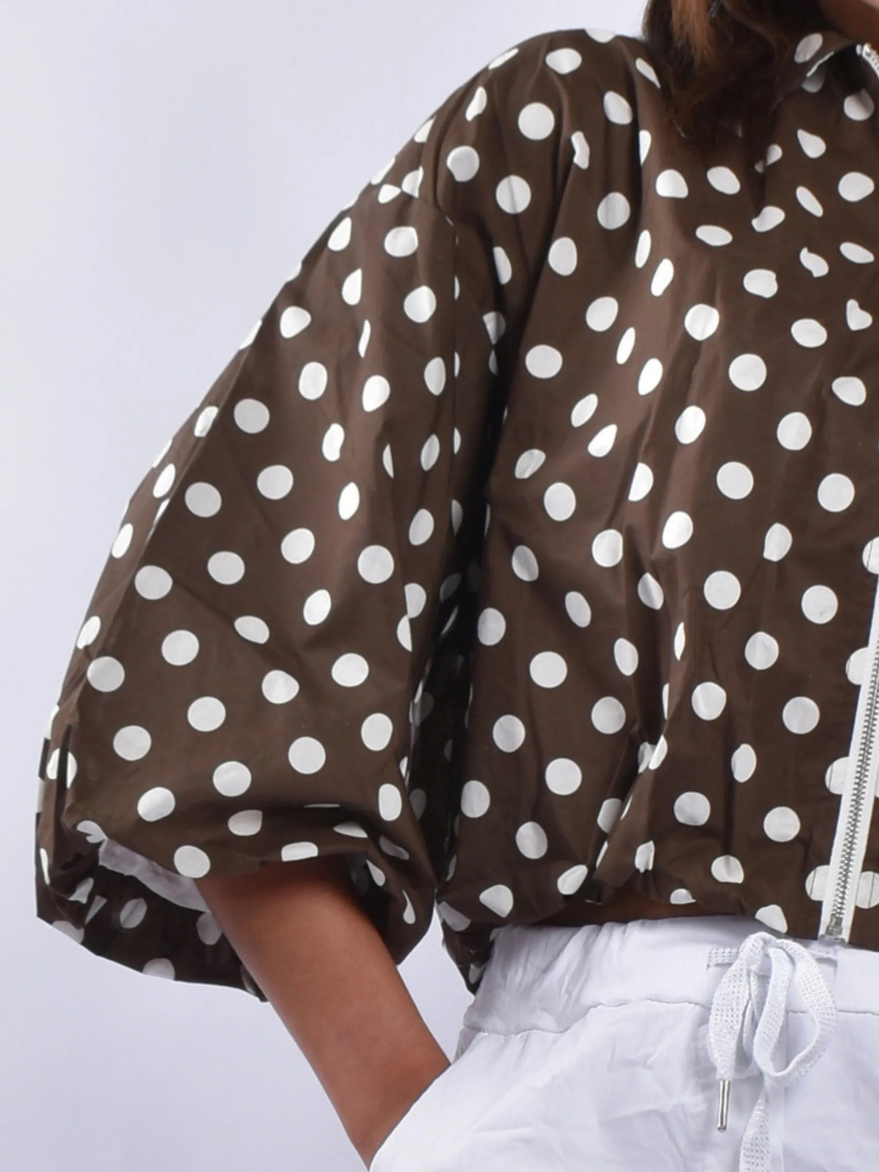 MADE IN ITALY POLKADOT JACKET