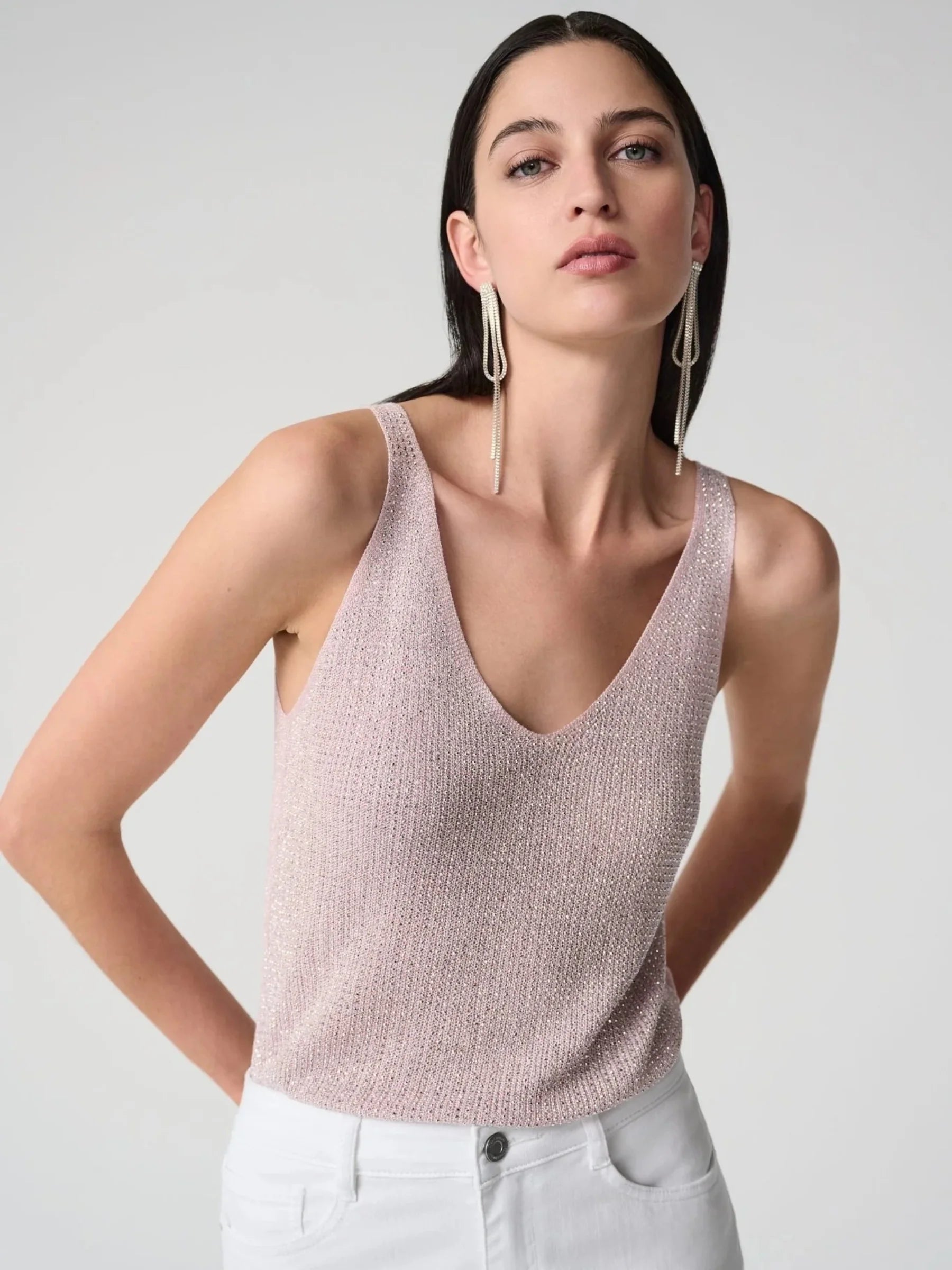 JOSEPH RIBKOFF PETAL PINK LDS CAMISOLE