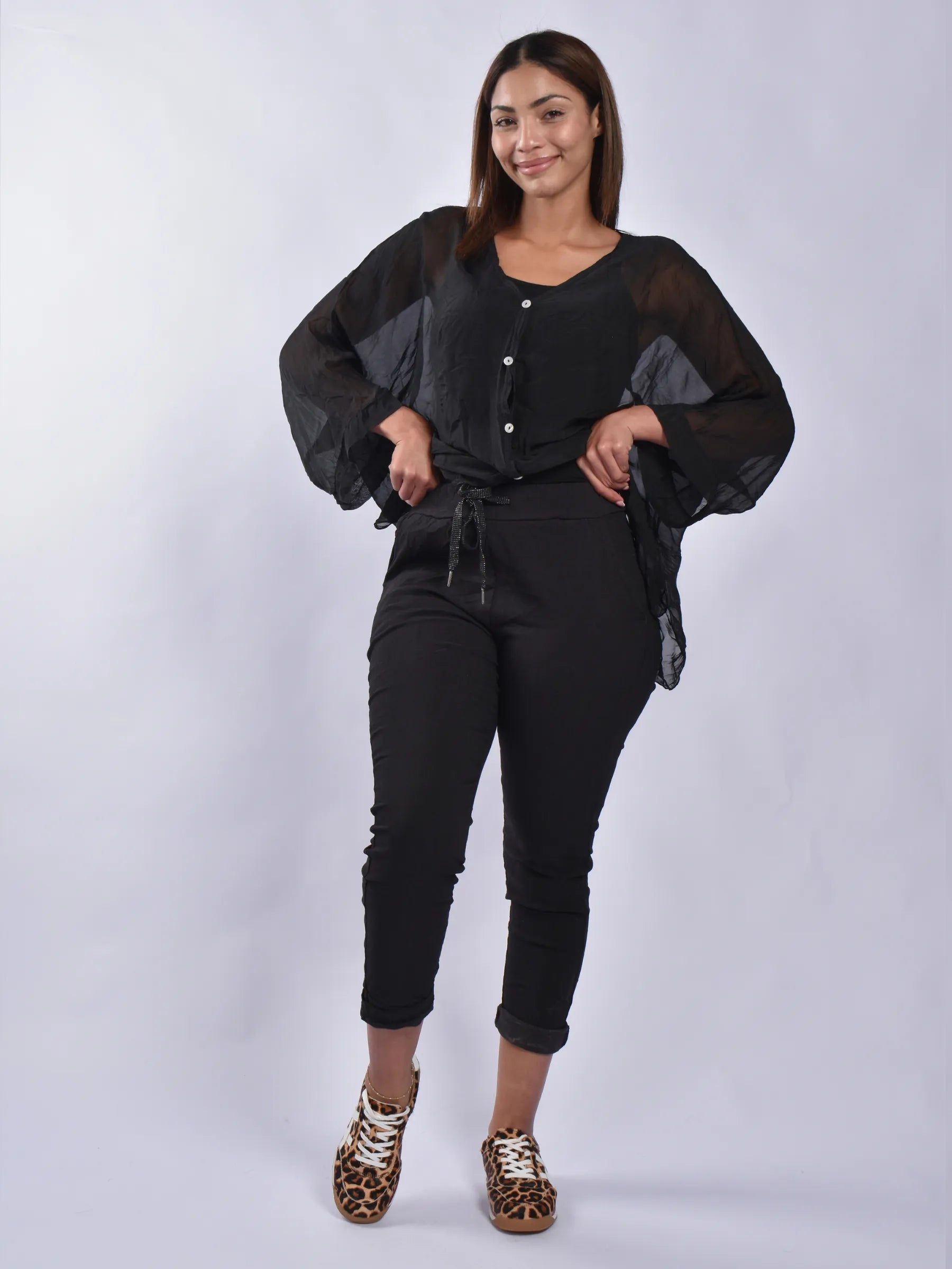 Made In Italy Drawstring Pants