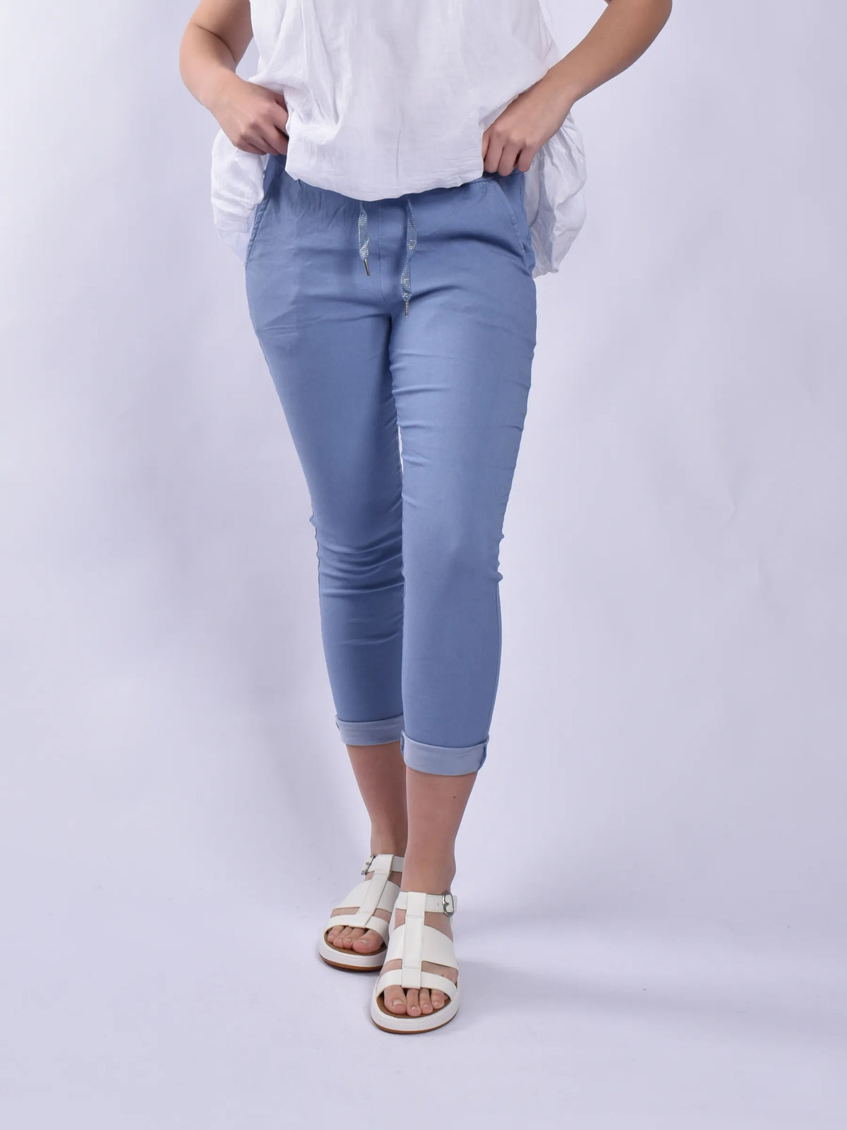 Made In Italy Drawstring Pants