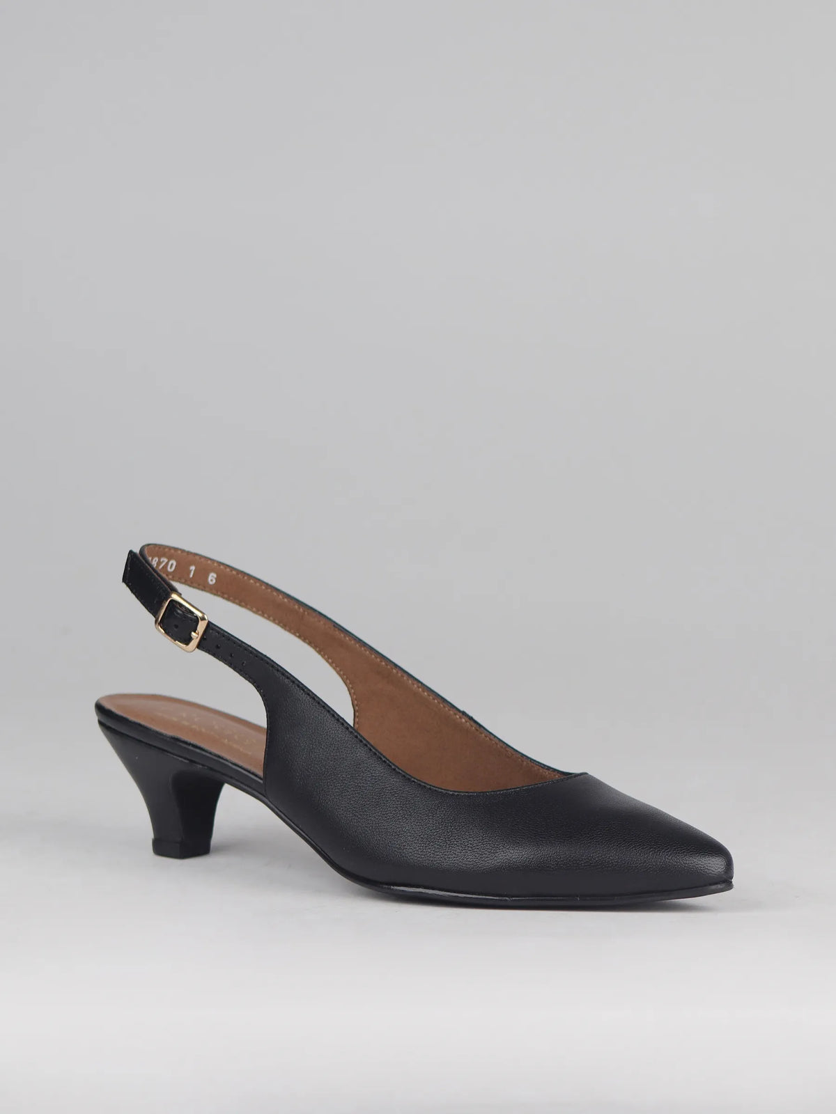 Froggie Kitten Heel Slingback Shoe