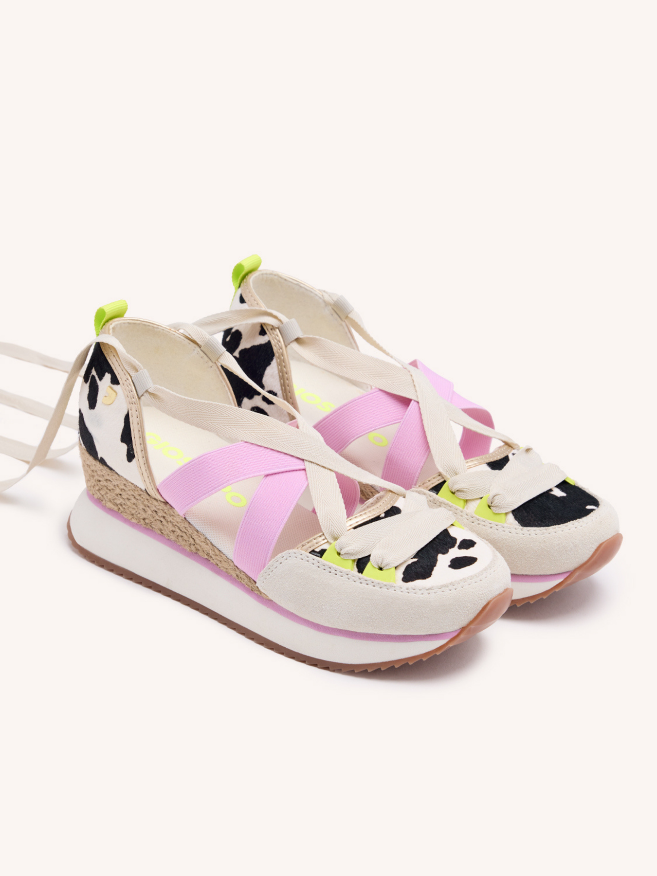 GIOSEPPO  COWPRINT LUDLOW ESPADRILLE