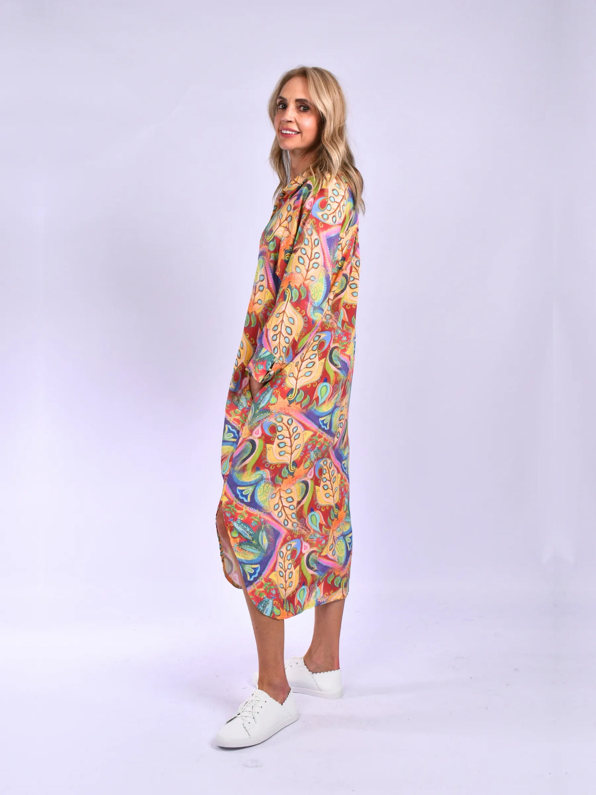 JOLIE KAYLA DRESS - MULTICOL