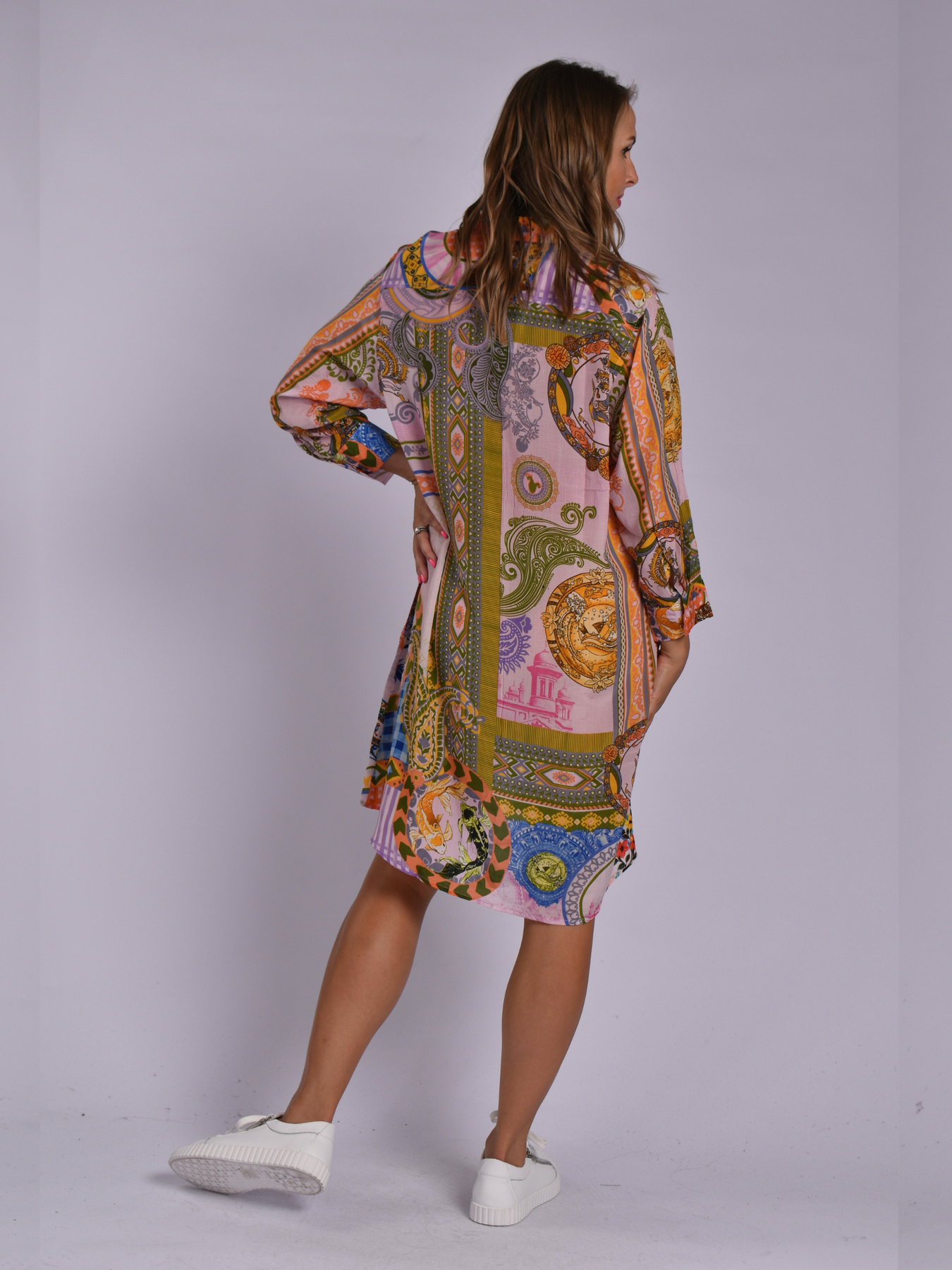 JOLIE ANNIE MULTI-COLOURED SHIRT DRESS