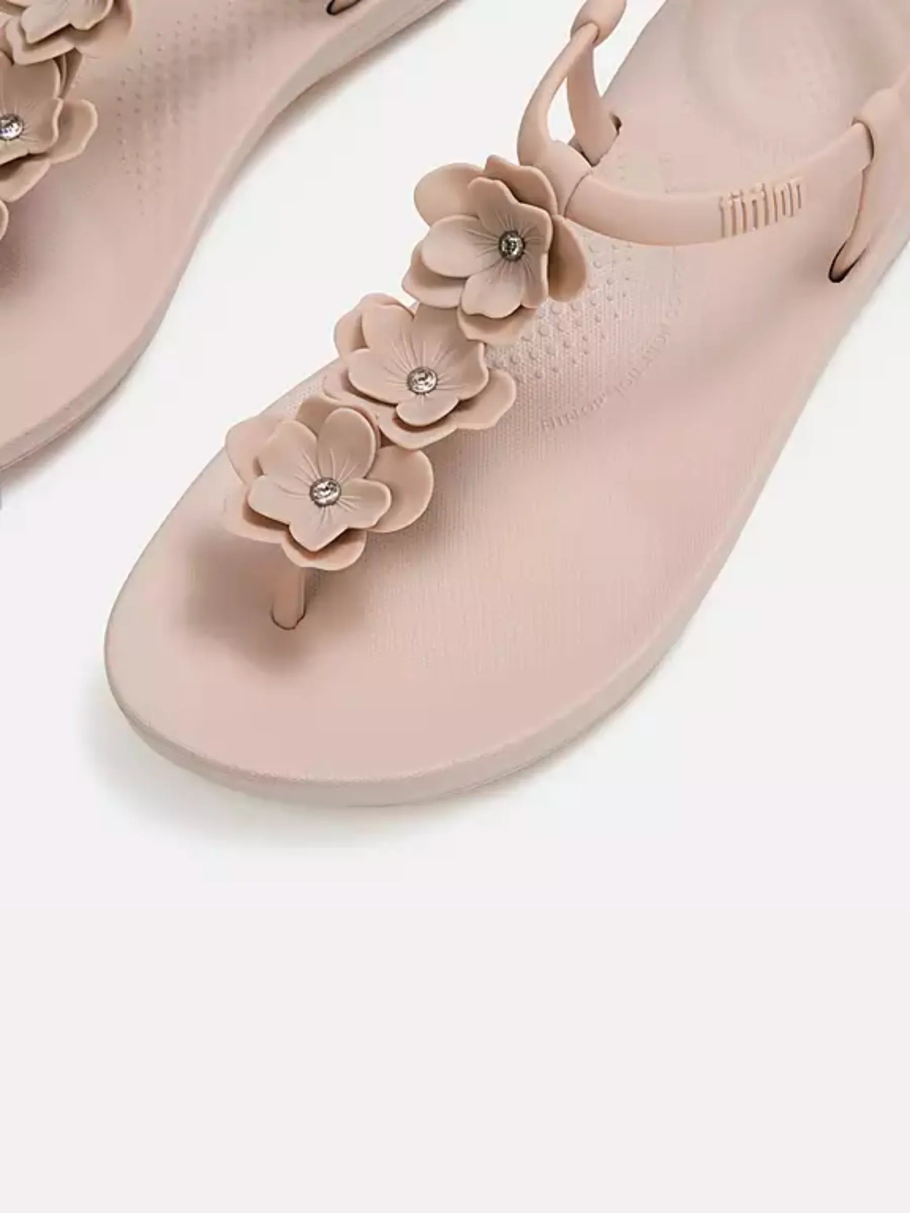 FIT FLOP IQUSHION SPLASH FLOWER T-BAR SANDAL