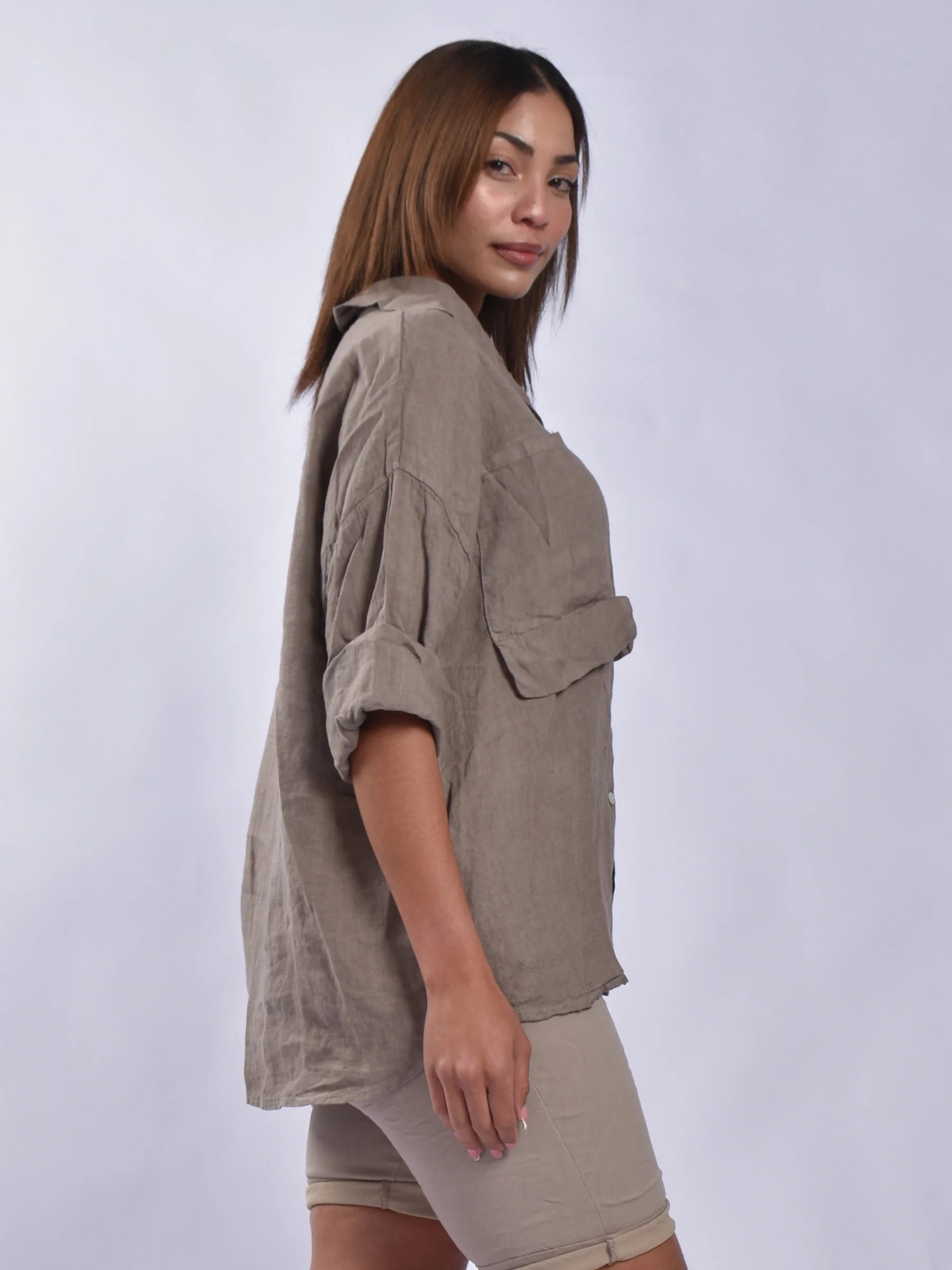 Made In Italy Linen Shirt
