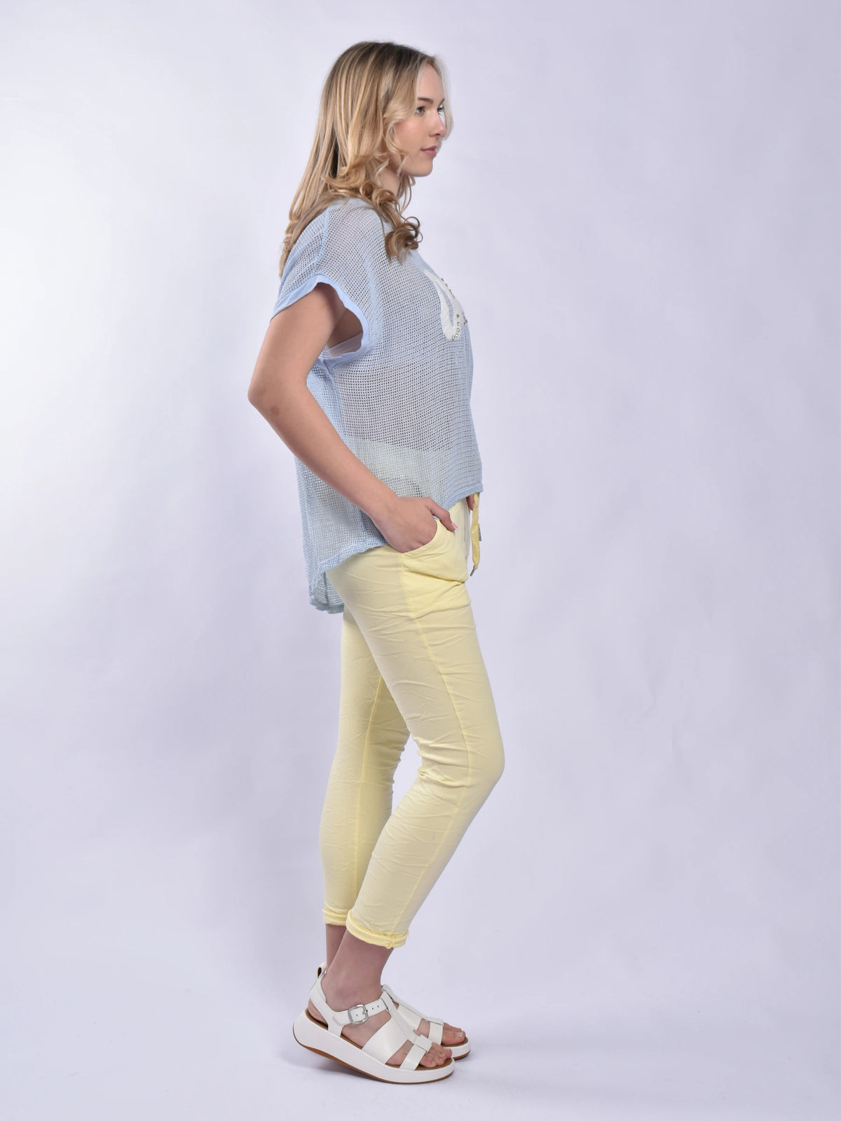 Made In Italy Drawstring Pants
