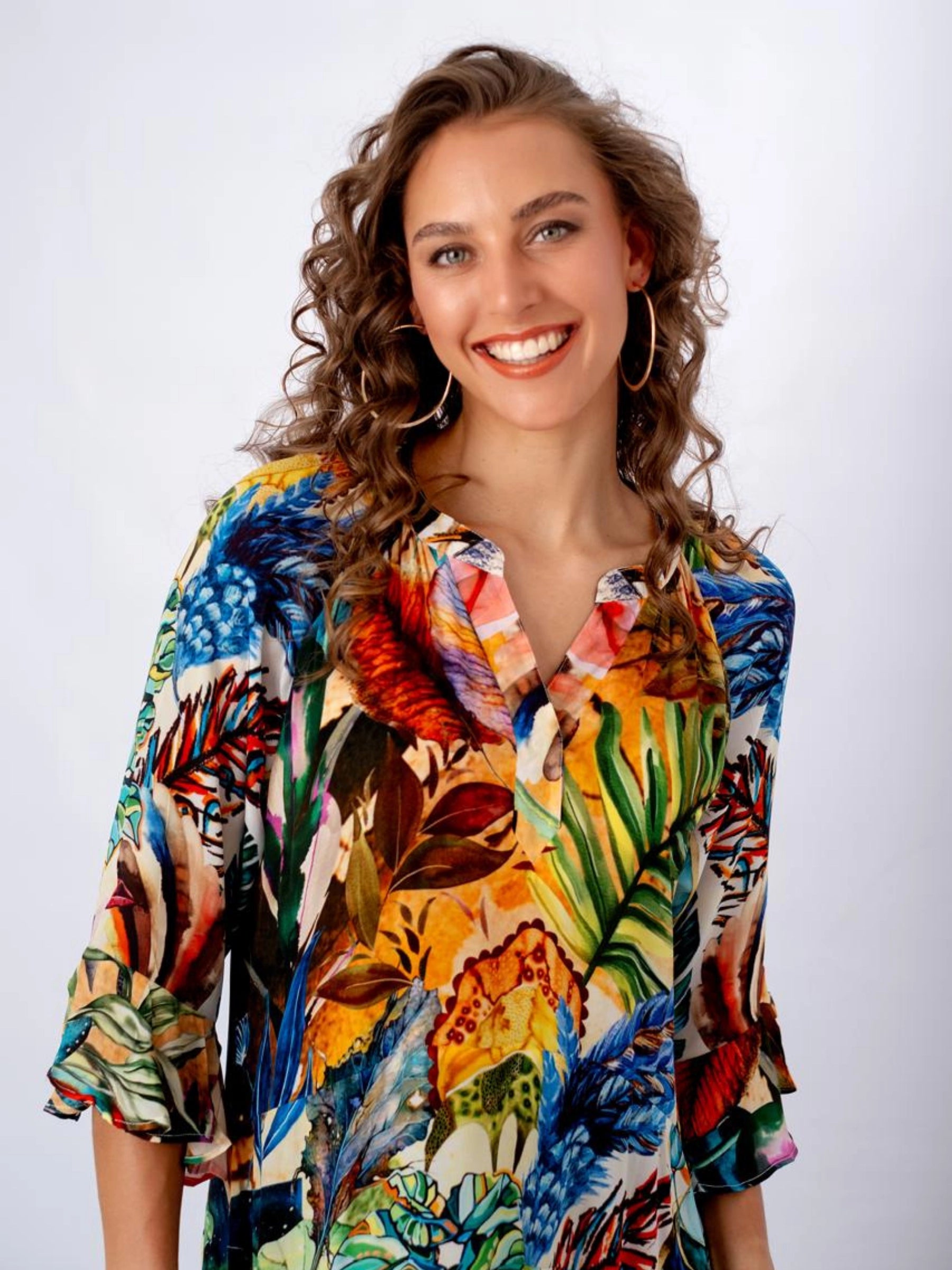 ICONIC HARVEST LEAVES JUBILEE DRESS