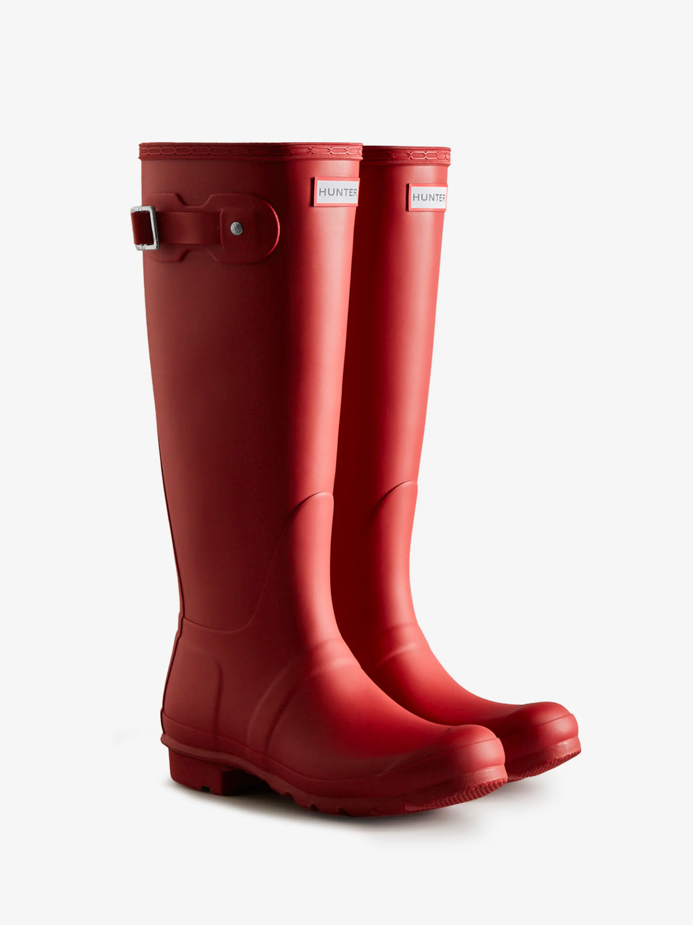 HUNTER BOOTS BLACK  ORIGINAL TALL LOGO BOOTS
