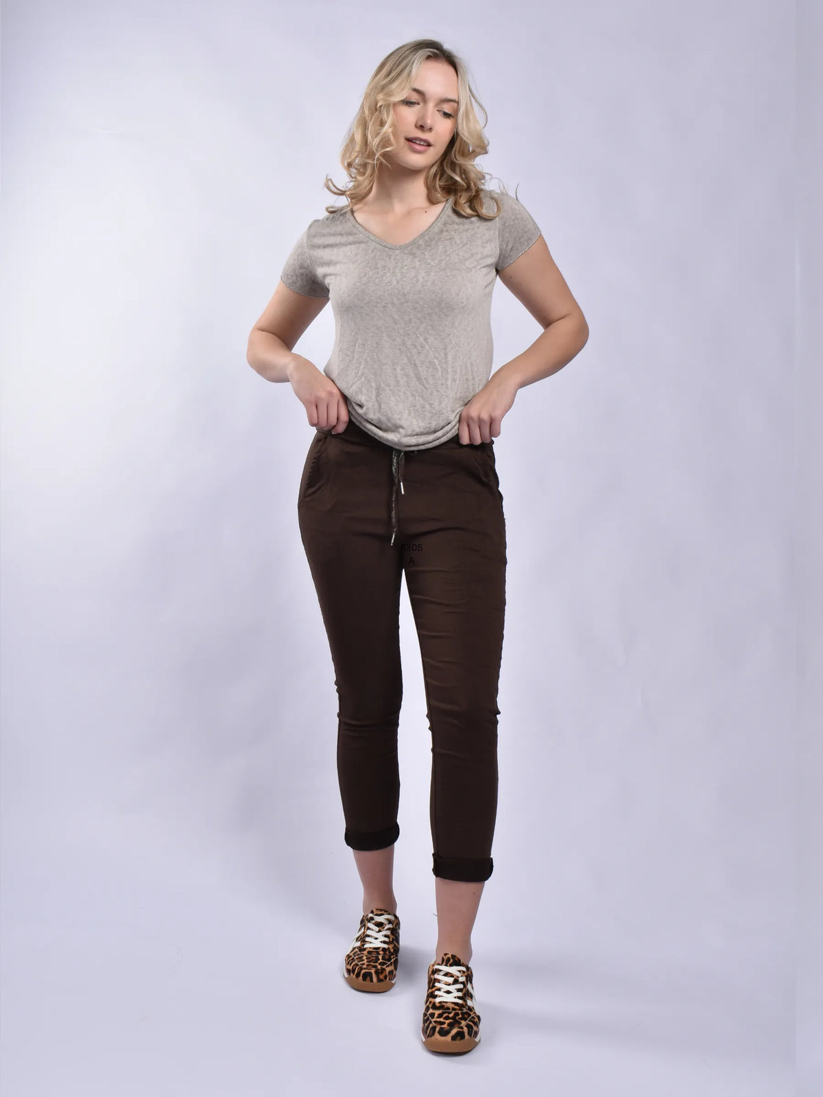 Made In Italy Drawstring Pants