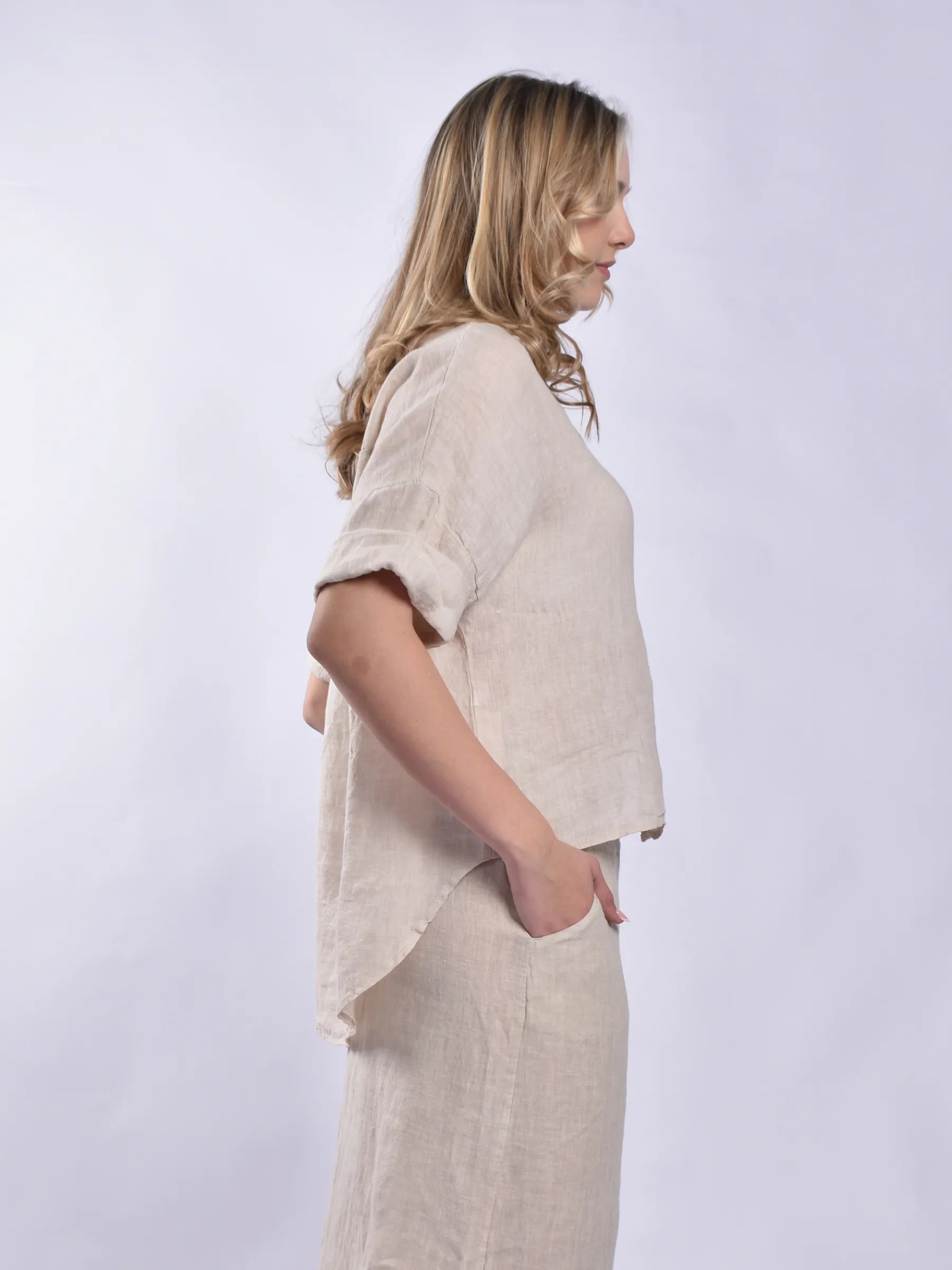 Made In Italy Linen Shirt