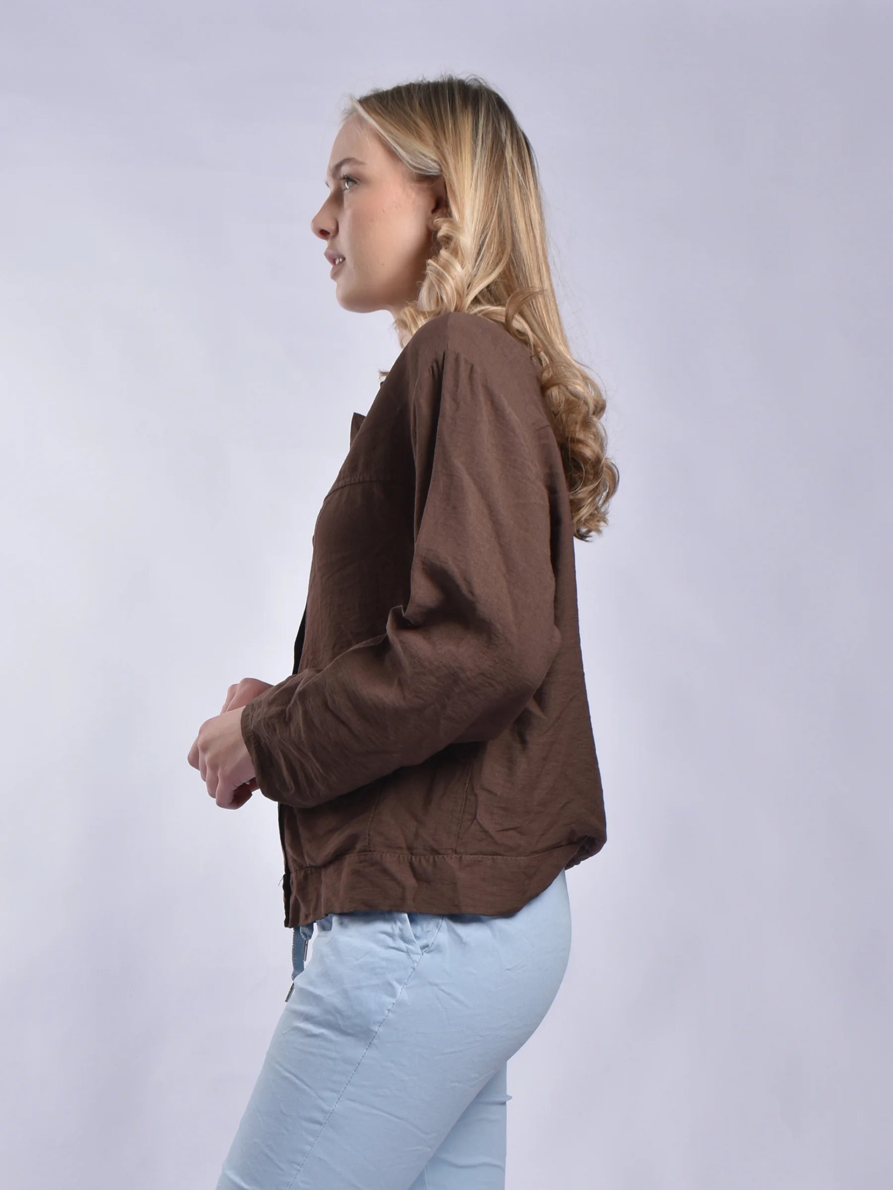 Made In Italy Button Up Blouse