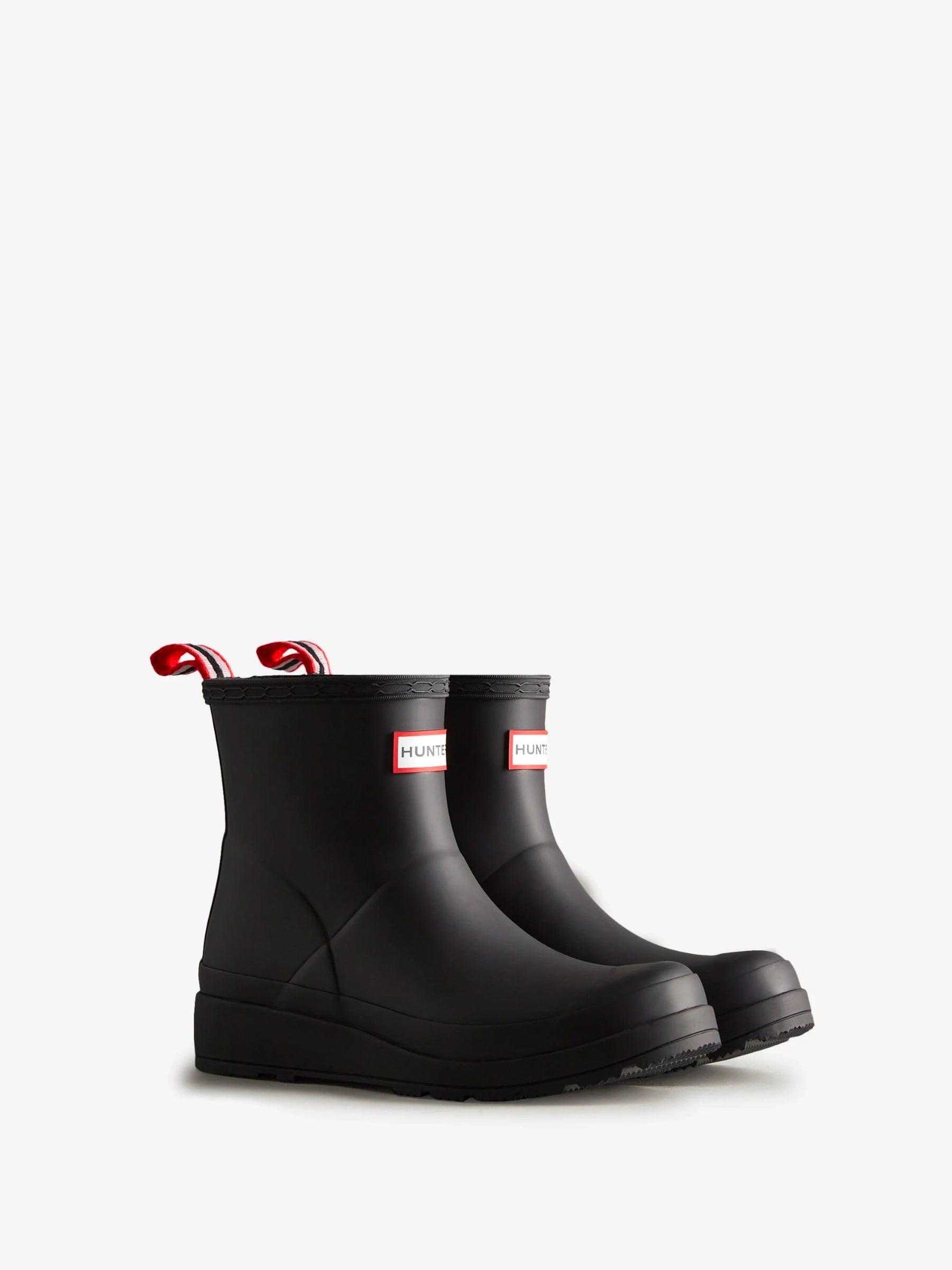 HUNTER BOOTS BLACK ORIGINAL PLAY SHORT BOOT