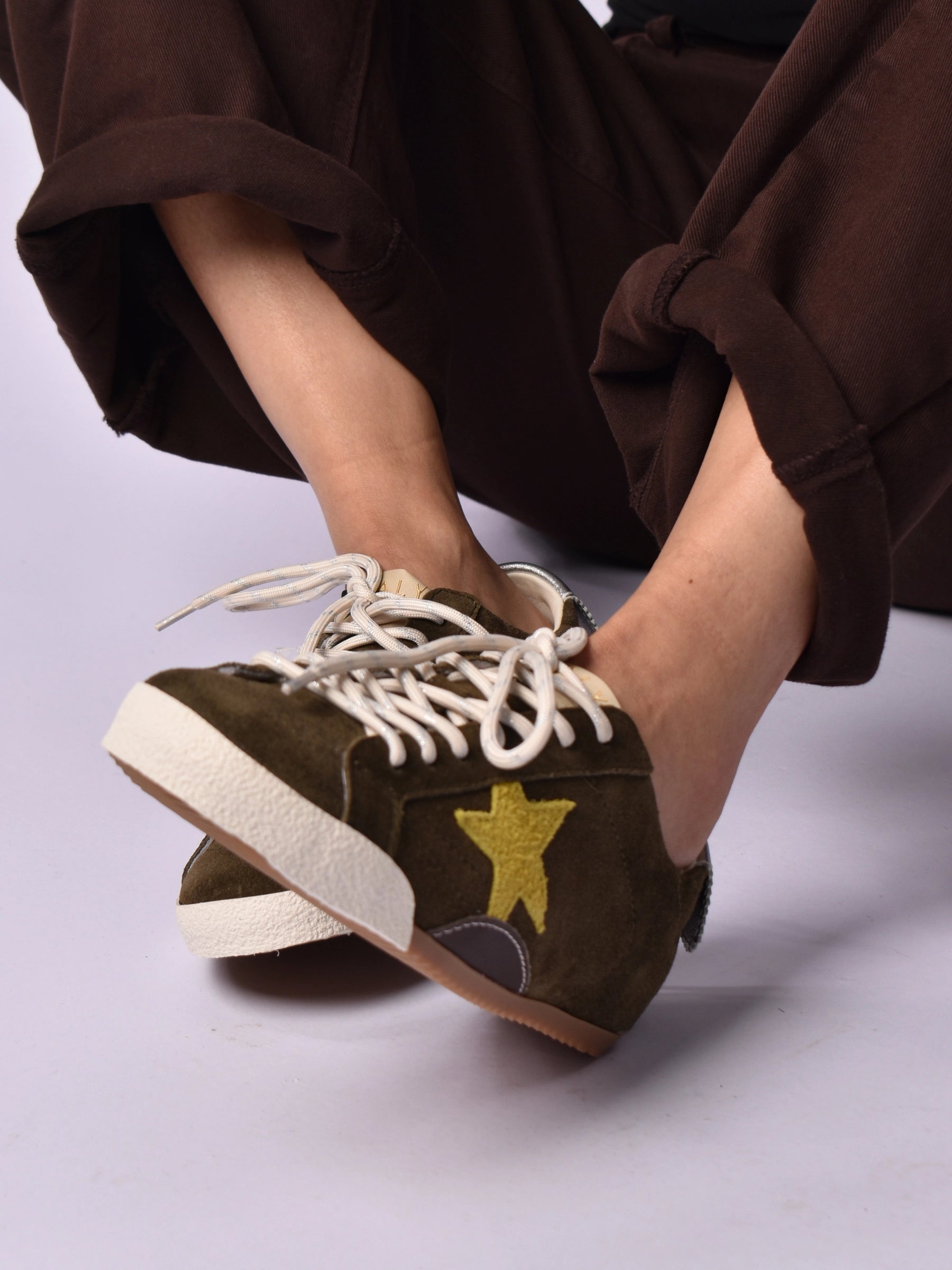 JULZ OLIVE VESPA SNEAKER