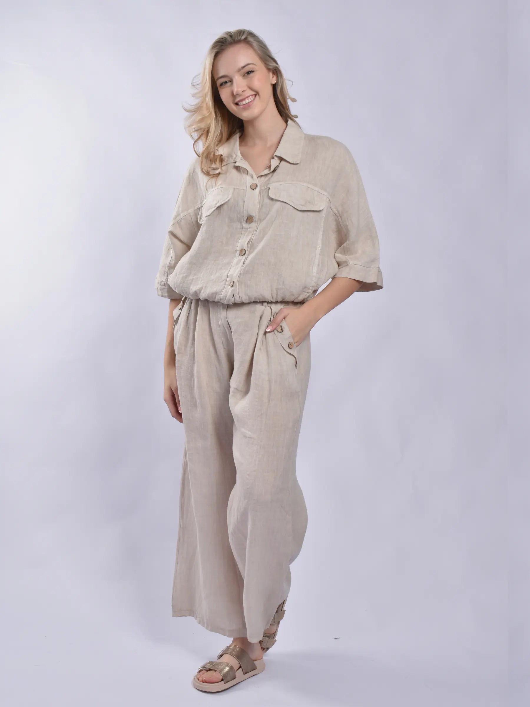 Made In Italy Linen Jacket
