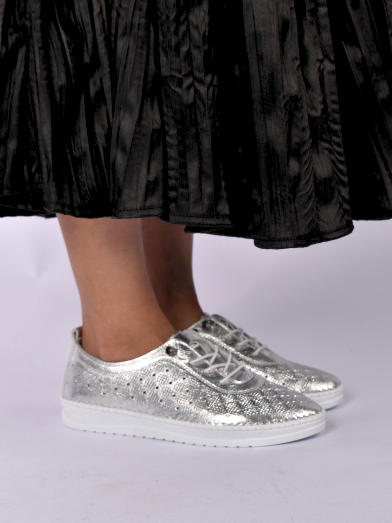 JOLIE GOLD LEATHER SNEAKER