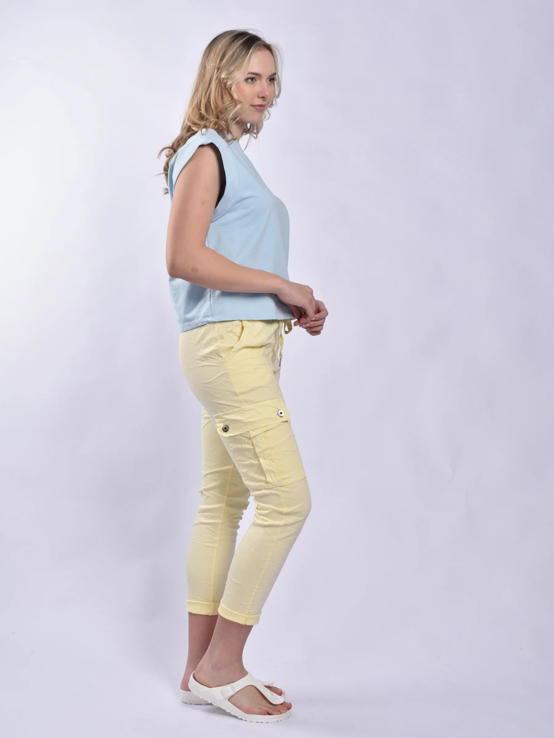 Made In Italy Cap Sleeve Top