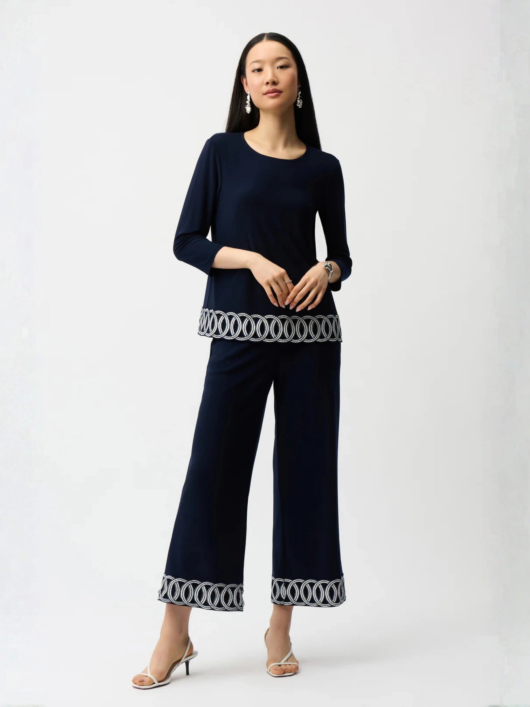 JOSEPH RIBKOFF BLUE VANILLA LDS PANTS