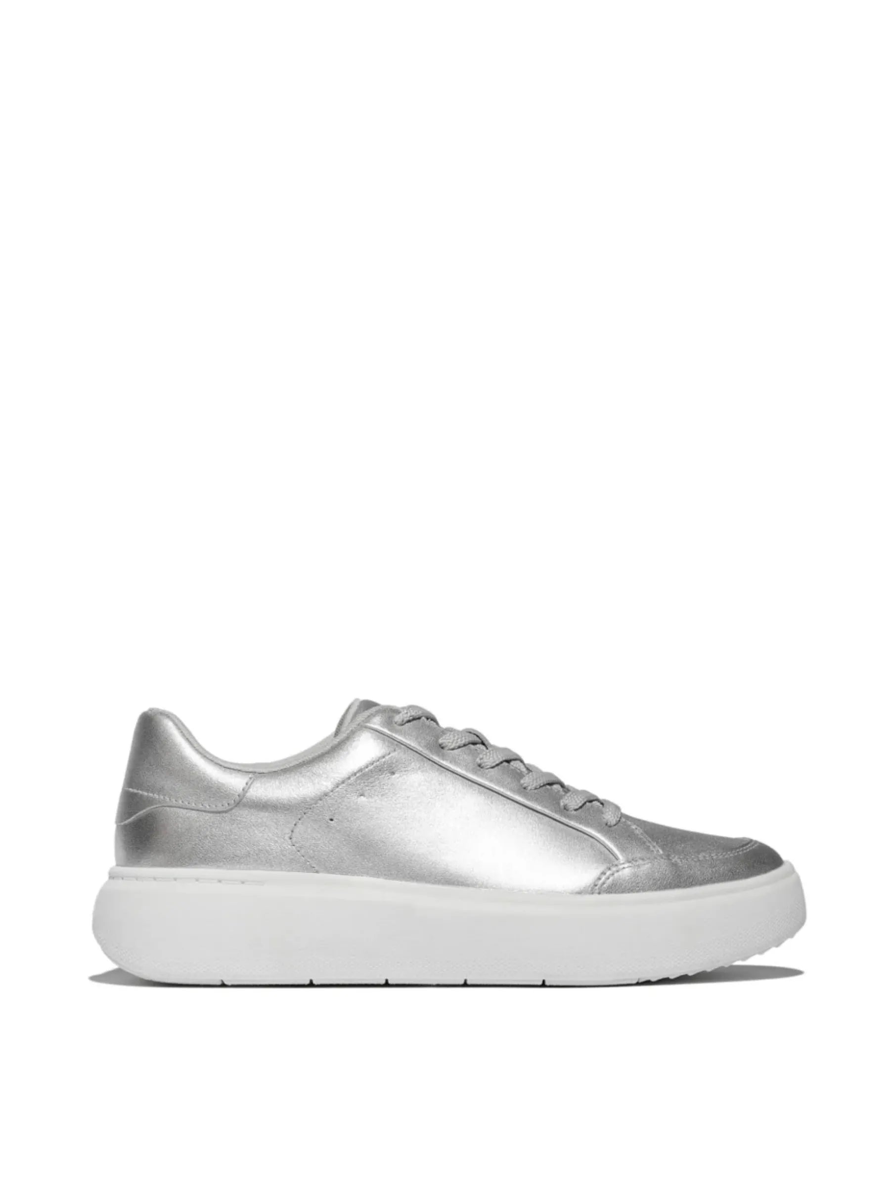 FITFLOP PLATINO RTG METALIC LEATHER SNEAKER