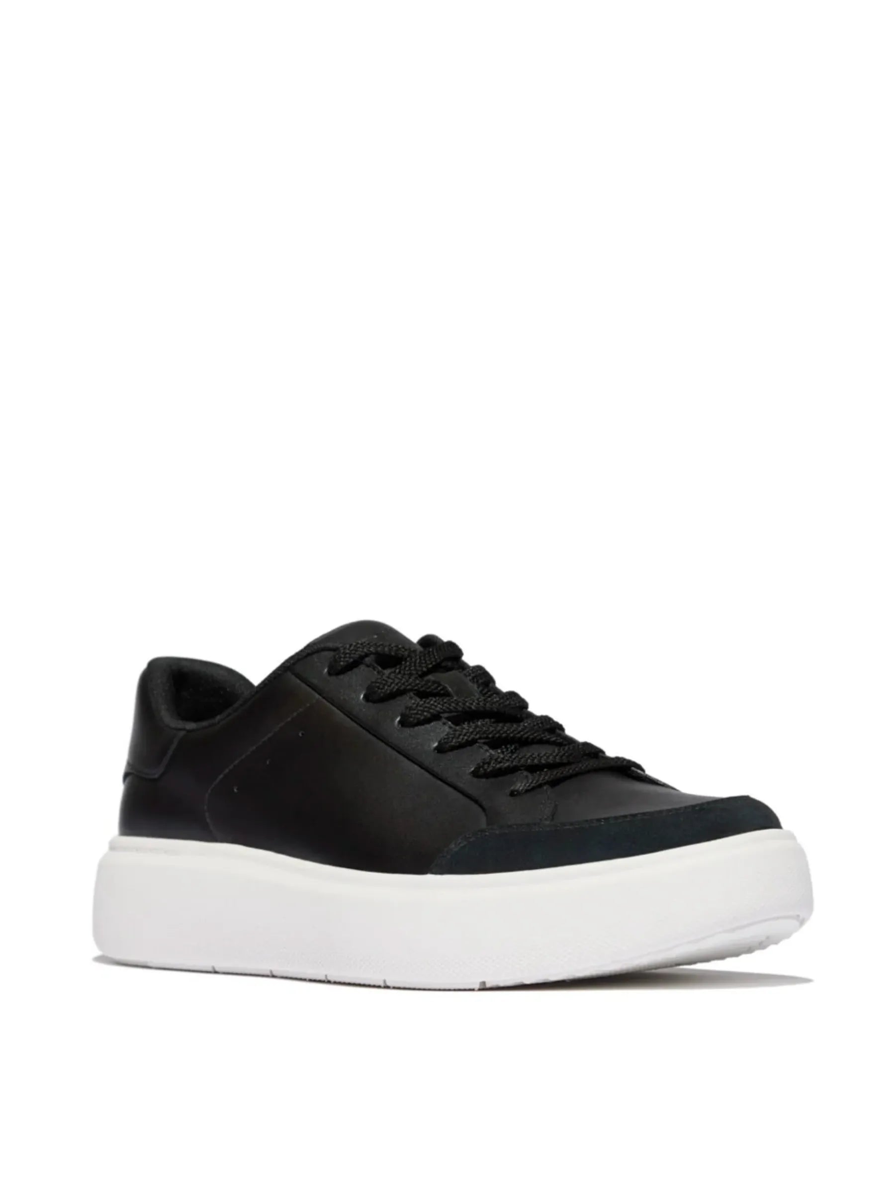 FITFLOP RTG WHITE SUEDE LEATHER SNEAKER