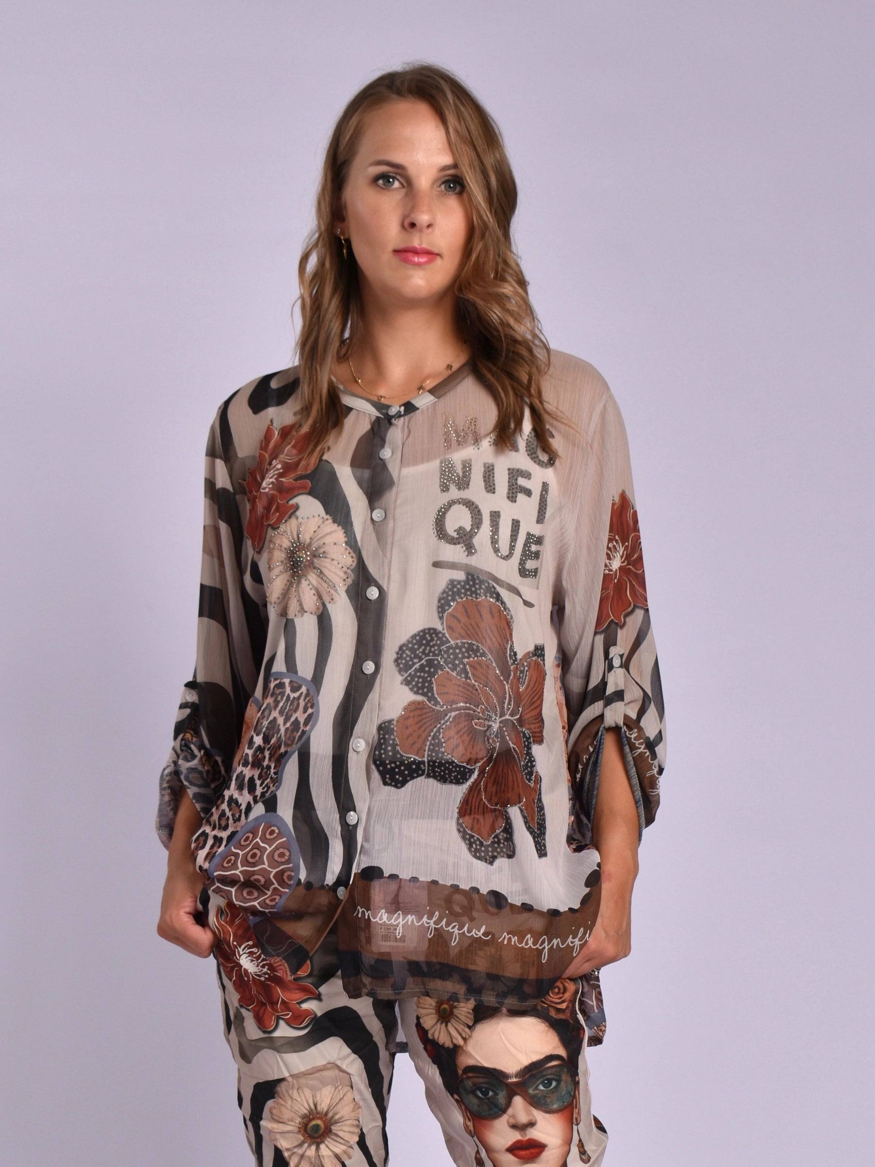 MADE IN ITALY MULTI BLOUSE