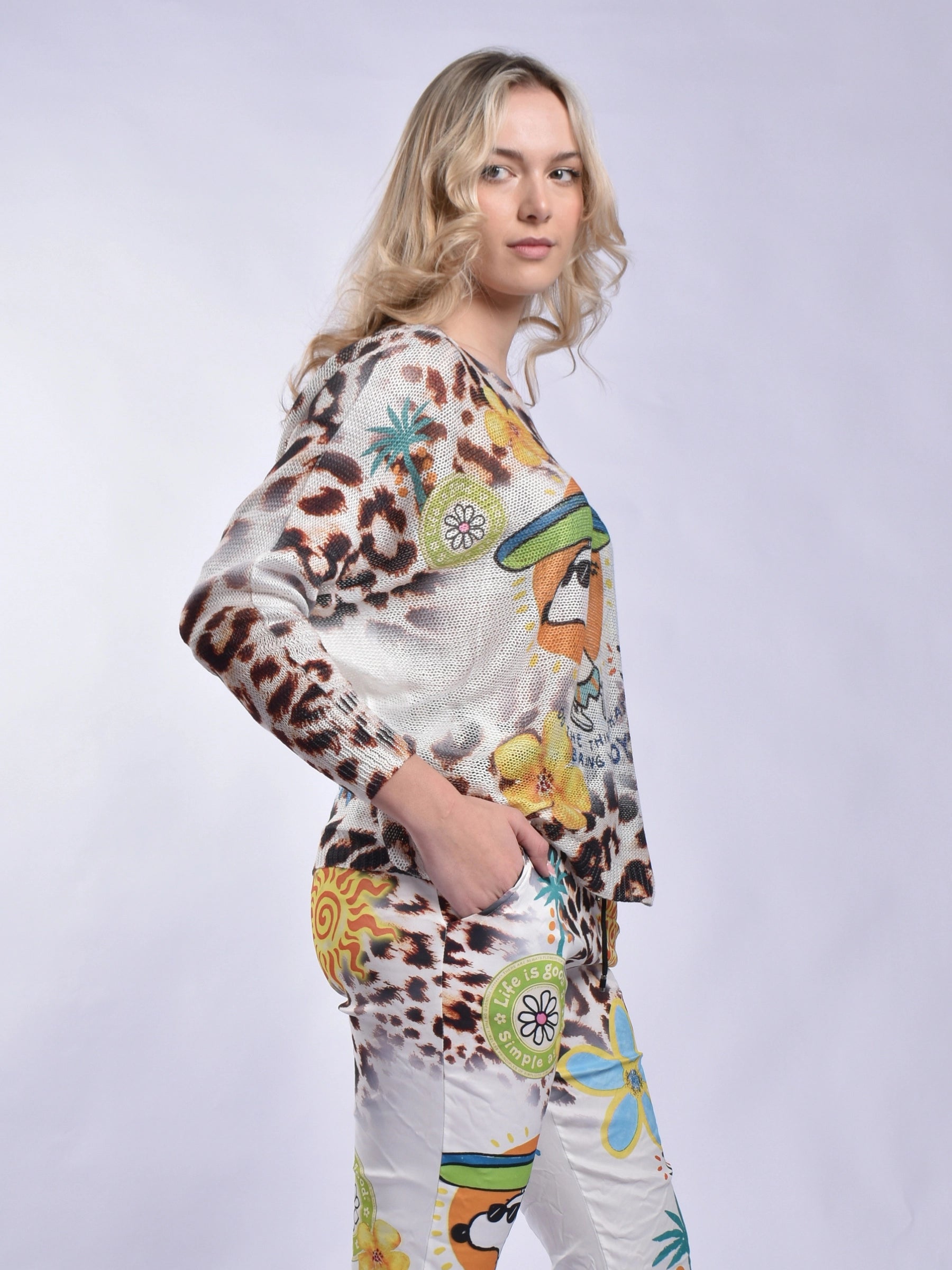 MADE IN ITALY MULTI KNIT TOP